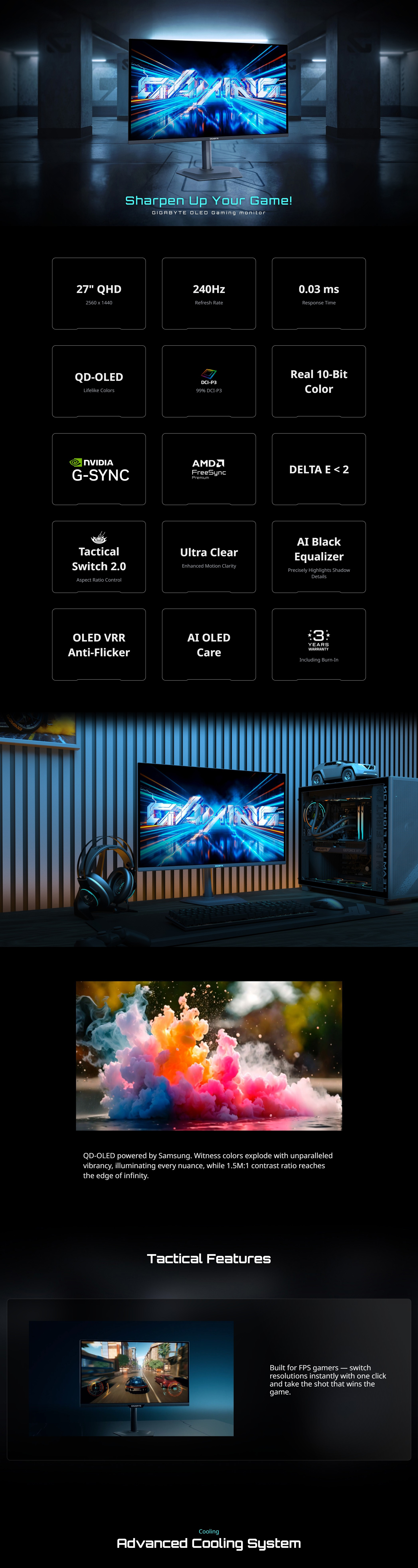 Monitors-Gigabyte-27in-QD-OLED-240Hz-G-Sync-Ultra-Clear-Glossy-Gaming-Monitor-GO27Q24A-1