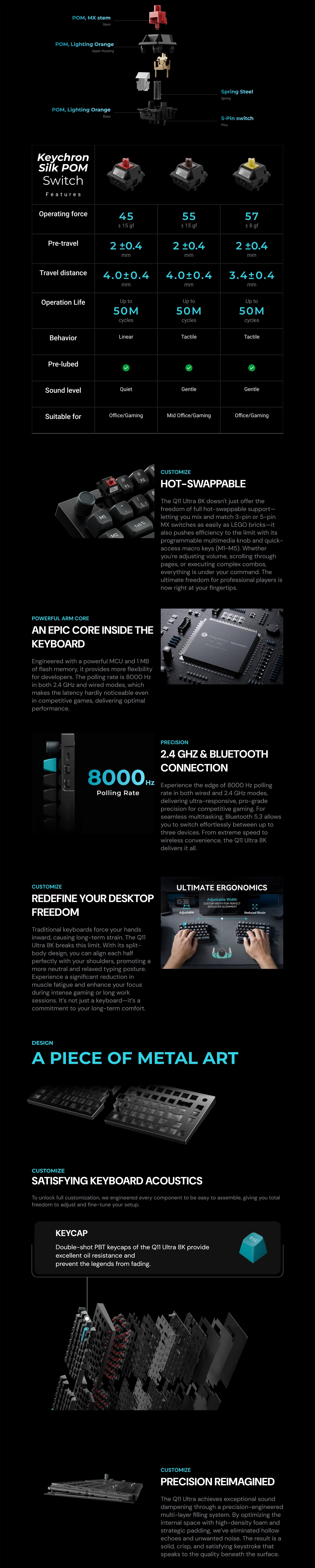 Keyboards-Keychron-Q11-Ultra-8K-Wireless-Custom-Black-Mechanical-Keyboard-Keychron-Silk-POM-Brown-Switch-KBKCQ11UM3-2