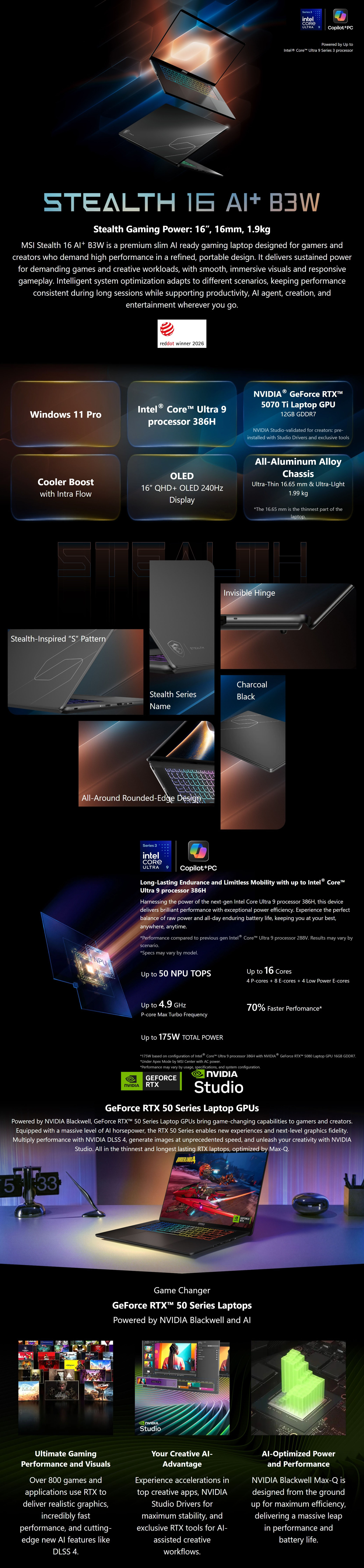 MSI-Laptops-MSI-Stealth-16in-QHD-Intel-Ultra-9-386H-RTX-5070-Ti-1TB-SSD-32GB-RAM-W11P-Laptop-Stealth-16-AI-B3WH-018AU-1 MSI-Laptops-MSI-Stealth-16in-QHD-Intel-Ultra-9-386H-RTX-5070-Ti-1TB-SSD-32GB-RAM-W11P-Laptop-Stealth-16-AI-B3WH-018AU-1