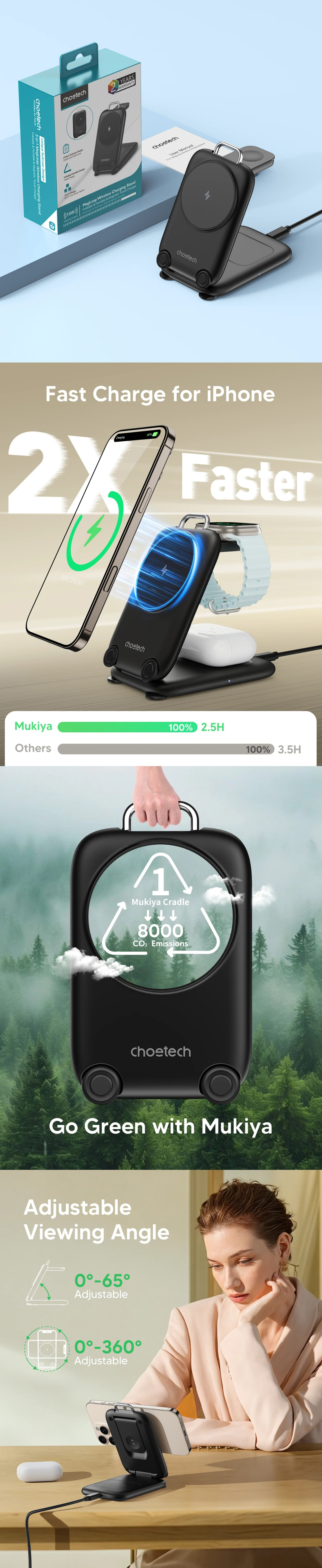 Choetech-MagLeap-15W-Qi2-Compatible-Travel-3-in-1-Foldable-Magnetic-Wireless-Charger-Black-CTT816FCCBK-2