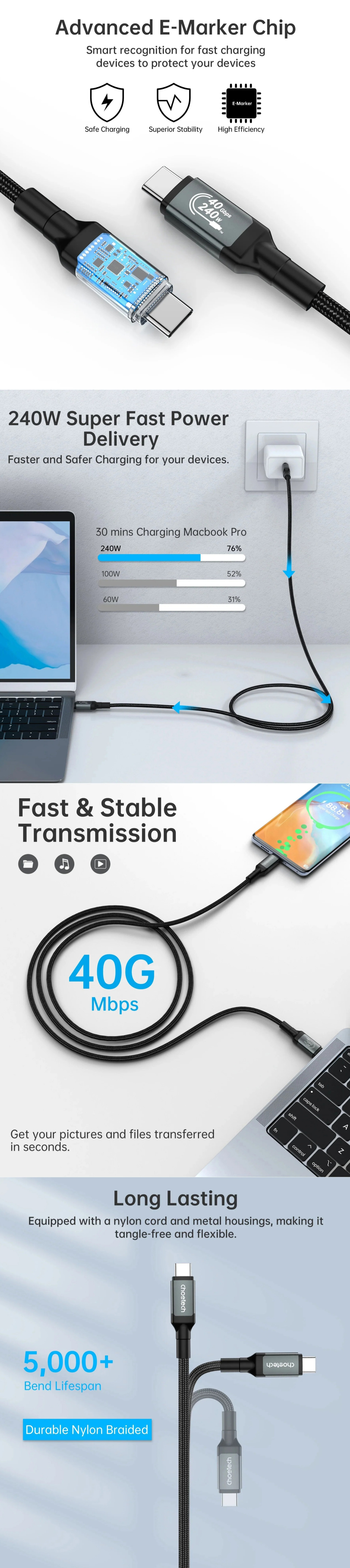 USB-Cables-Choetech-HyperLink-240W-USB-C-to-C-Fast-Charging-Nylon-Cable-2m-CTXCC1042GY-1 USB-Cables-Choetech-HyperLink-240W-USB-C-to-C-Fast-Charging-Nylon-Cable-2m-CTXCC1042GY-1