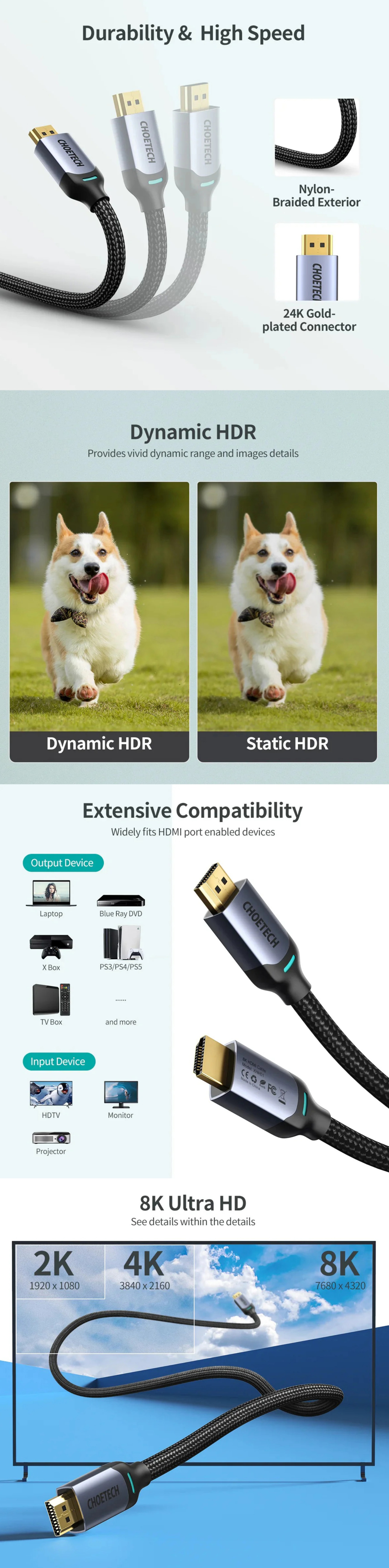 HDMI-Cables-Choetech-VisionLink-8K-HDMI-2-1-High-Speed-HD-Nylon-Braided-Cable-Male-to-Male-2m-CTXHH01BK-2 HDMI-Cables-Choetech-VisionLink-8K-HDMI-2-1-High-Speed-HD-Nylon-Braided-Cable-Male-to-Male-2m-CTXHH01BK-2