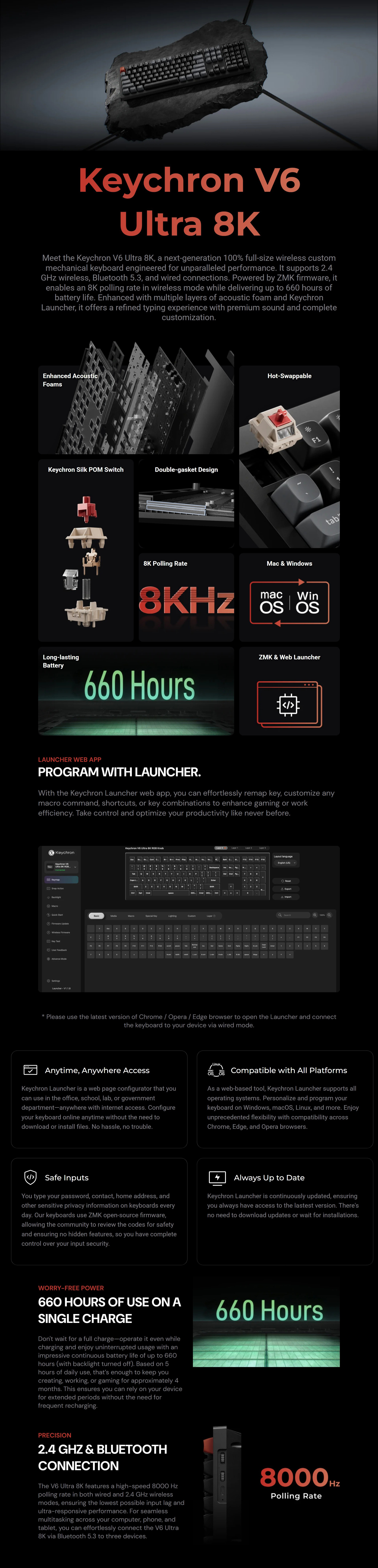 Keyboards-Keychron-V6-Ultra-8K-Wireless-Custom-Mechanical-Silent-Keyboard-Silk-POM-Switch-Silent-Banana-KBKCV6UD9-1 Keyboards-Keychron-V6-Ultra-8K-Wireless-Custom-Mechanical-Silent-Keyboard-Silk-POM-Switch-Silent-Banana-KBKCV6UD9-1