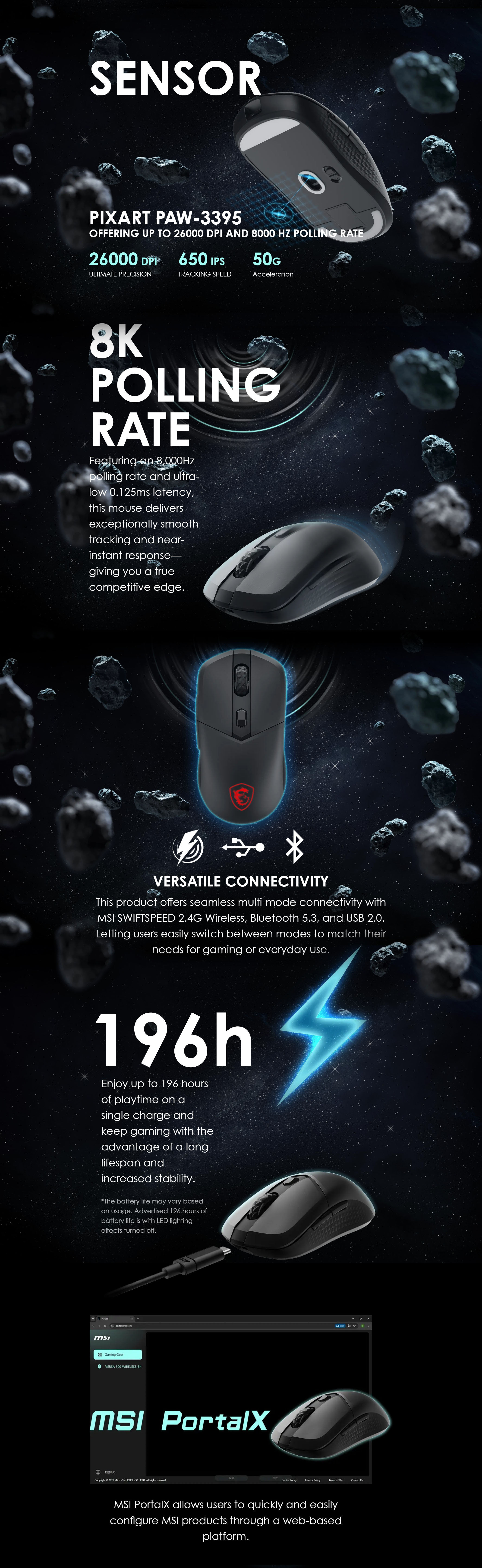MSI-Versa-300-RGB-Wireless-8K-Gaming-Mouse-Black-VERSA-300-WIRELESS-8K-2