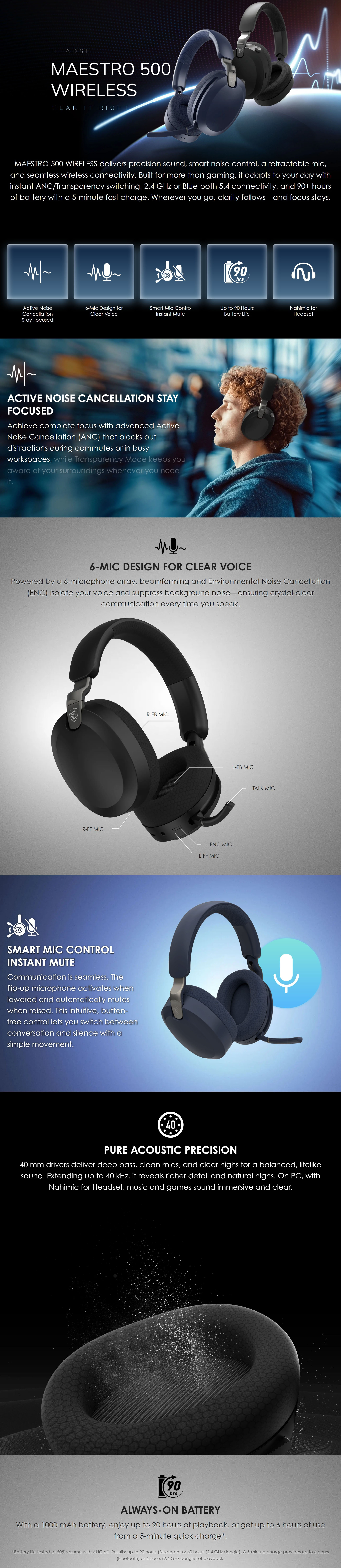 Headphones-MSI-Maestro-500-Wireless-Gaming-Headset-Black-MAESTRO-500-WIRELESS-BLACK-1 Headphones-MSI-Maestro-500-Wireless-Gaming-Headset-Black-MAESTRO-500-WIRELESS-BLACK-1