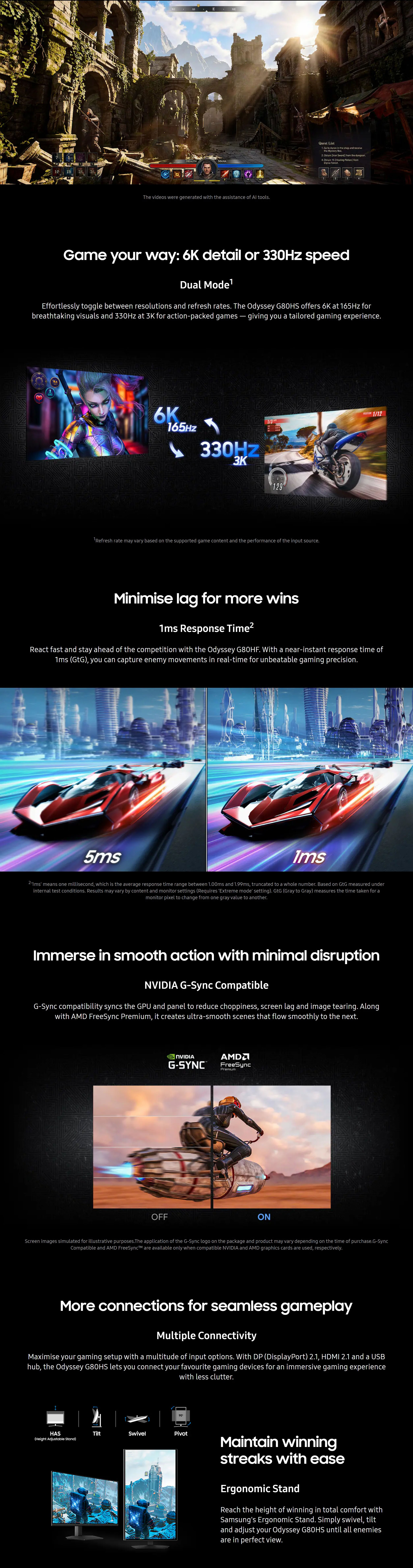 Monitors-Samsung-Odyssey-G8-G80HS-32in-6K-165Hz-3K-330Hz-IPS-Dual-Mode-Gaming-Monitor-LS32HG806ESXXY-3 Monitors-Samsung-Odyssey-G8-G80HS-32in-6K-165Hz-3K-330Hz-IPS-Dual-Mode-Gaming-Monitor-LS32HG806ESXXY-3