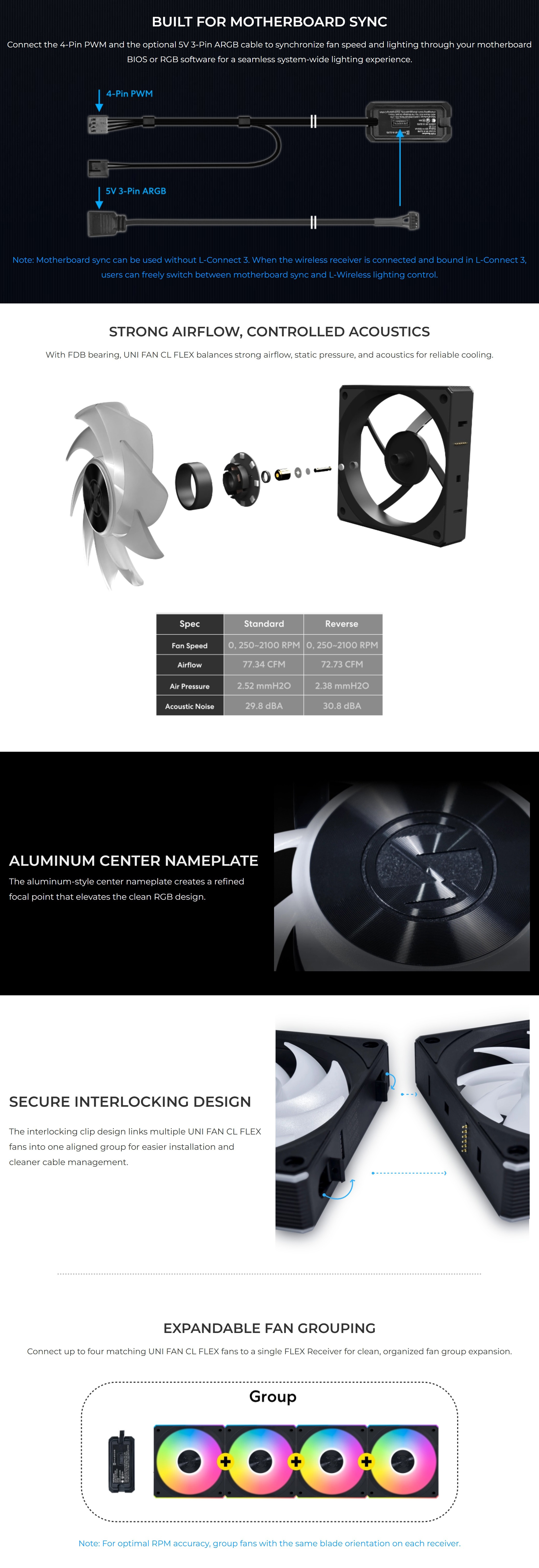 120mm-Case-Fans-Lian-Li-Uni-Fan-SL-Flex-120mm-ARGB-Fan-12CL1F1B-2 120mm-Case-Fans-Lian-Li-Uni-Fan-SL-Flex-120mm-ARGB-Fan-12CL1F1B-2