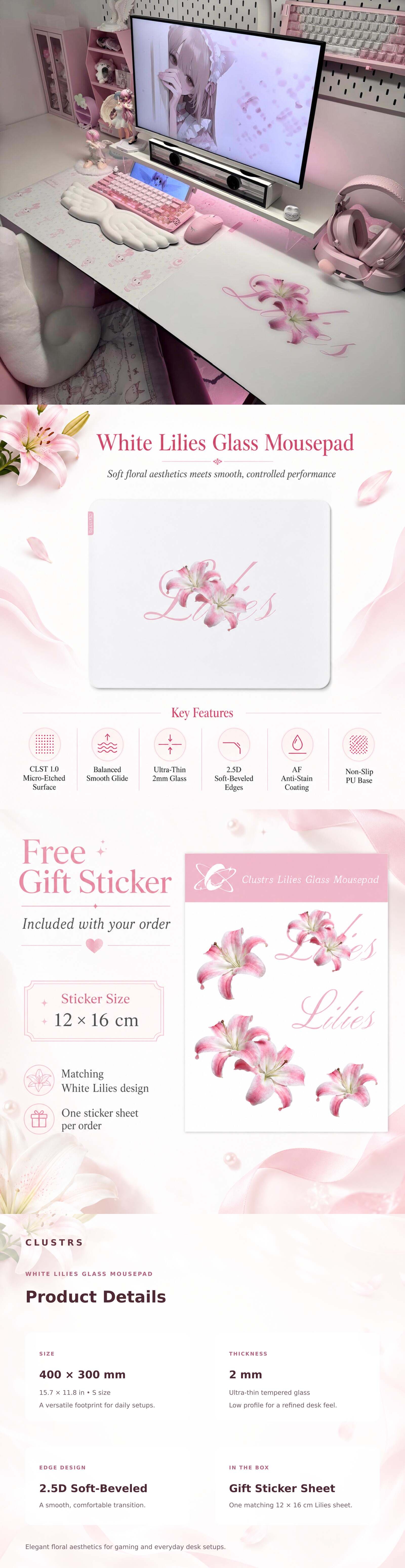 Mouse-Mouse-Pads-Clustrs-Lilies-Glass-Mousepad-9 Mouse-Mouse-Pads-Clustrs-Lilies-Glass-Mousepad-9