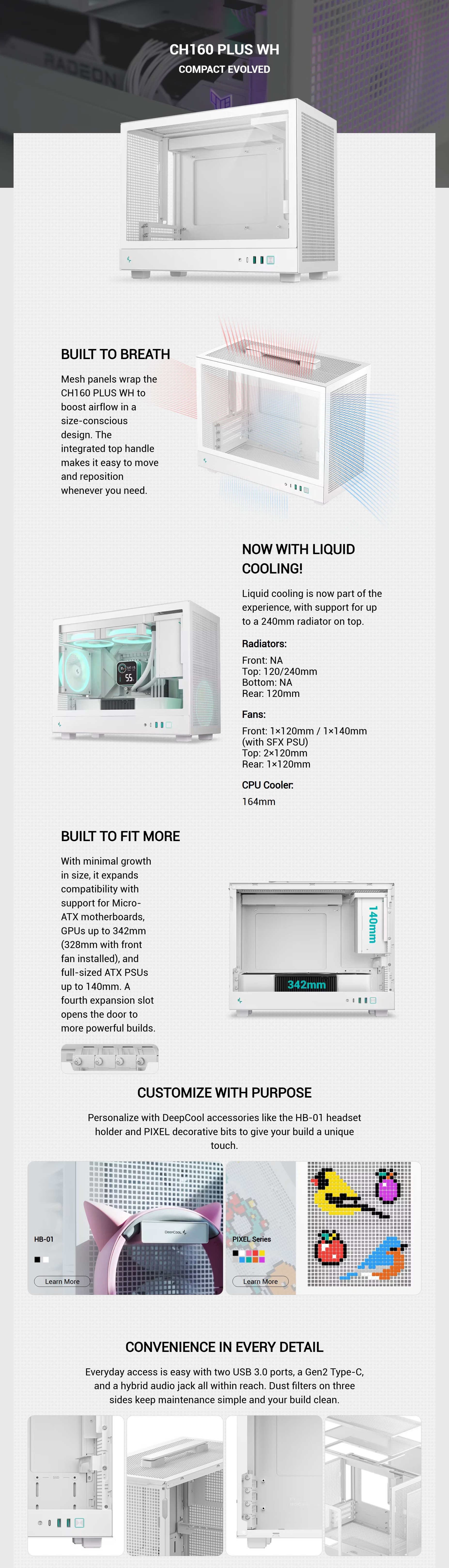 Deepcool-Cases-Deepcool-CH160-PLUS-Portable-mATX-Compact-Case-White-R-CH160-WHNGM0-G-1 Deepcool-Cases-Deepcool-CH160-PLUS-Portable-mATX-Compact-Case-White-R-CH160-WHNGM0-G-1