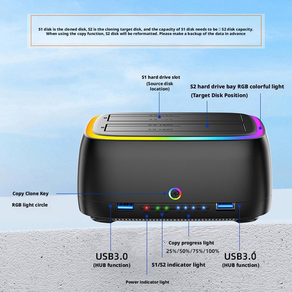 Enclosures-Docking-Dual-Bay-SATA-Hard-Drive-Clone-Docking-Station-USB-C-5Gbps-Offline-Clone-RGB-Lighting-for-2-5-3-5-HDD-SSD-Compatible-with-Windows-Mac-Augearix-20