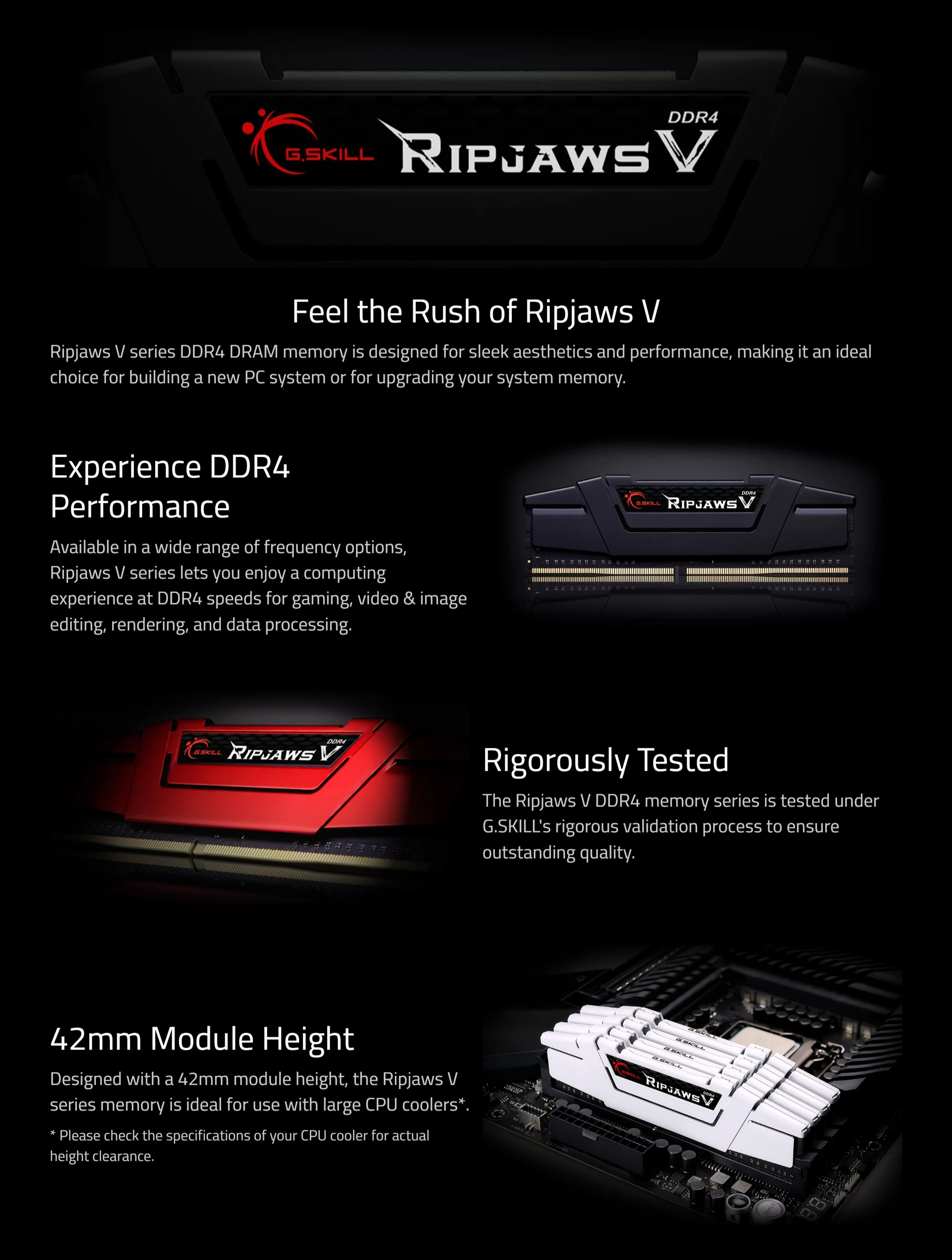 G-Skill-64GB-2x32GB-Ripjaws-V-CL19-2666-MT-s-DDR4-RAM-F4-2666C19D-64GVK-1 G-Skill-64GB-2x32GB-Ripjaws-V-CL19-2666-MT-s-DDR4-RAM-F4-2666C19D-64GVK-1