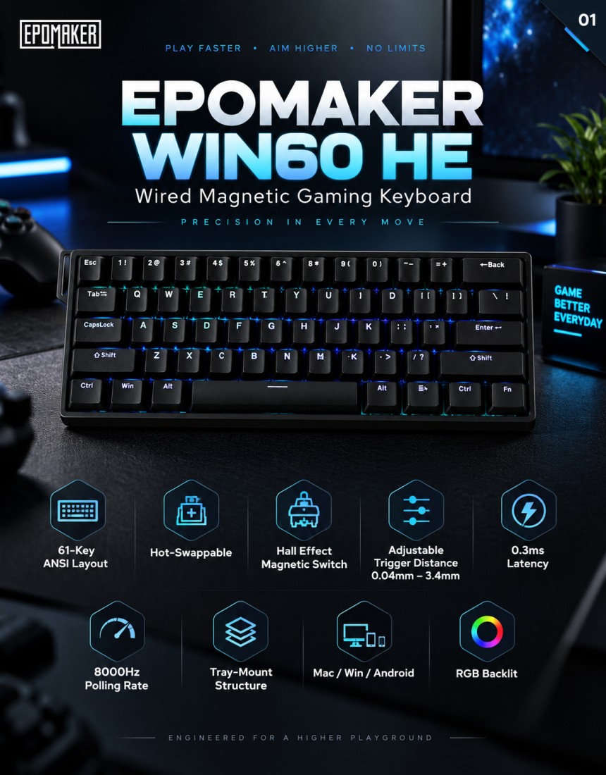 Gaming-Keyboards-EPOMAKER-WIN60-HE-60-Wired-Magnetic-Keyboard-with-Adjustable-Actuation-8000Hz-Polling-Rate-Hall-Effect-Switches-Hot-Swap-for-FPS-Games-Black-3