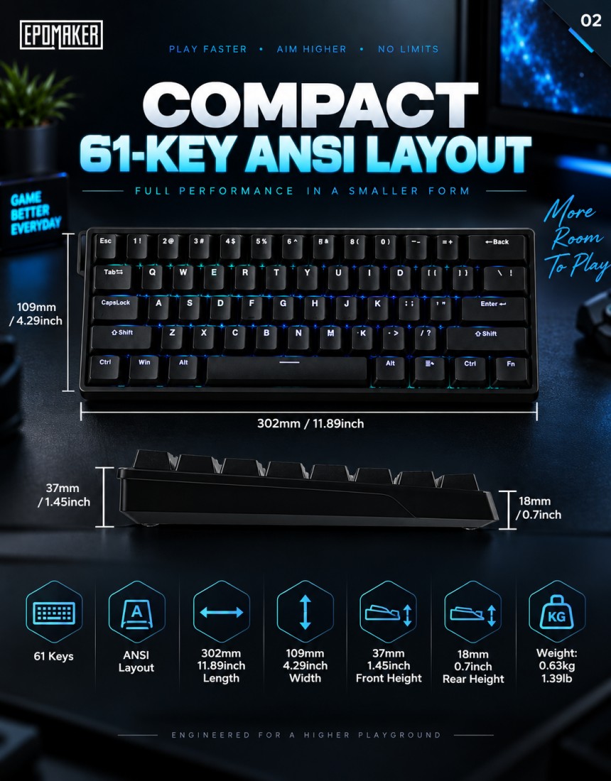 Gaming-Keyboards-EPOMAKER-WIN60-HE-60-Wired-Magnetic-Keyboard-with-Adjustable-Actuation-8000Hz-Polling-Rate-Hall-Effect-Switches-Hot-Swap-for-FPS-Games-Black-4