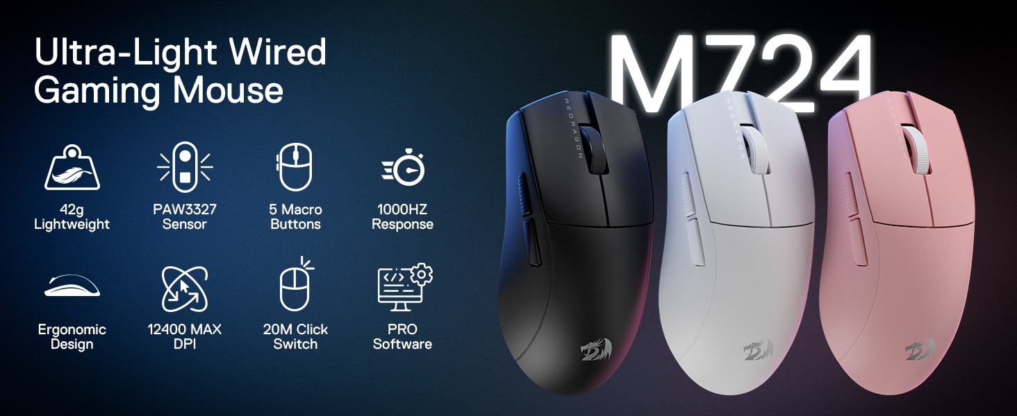 Redragon-M724-Wired-42G-Ultra-Light-12-400-Max-DPI-Optical-5-Programmable-Buttons-Gaming-Mouse-Black-12 Redragon-M724-Wired-42G-Ultra-Light-12-400-Max-DPI-Optical-5-Programmable-Buttons-Gaming-Mouse-Black-12
