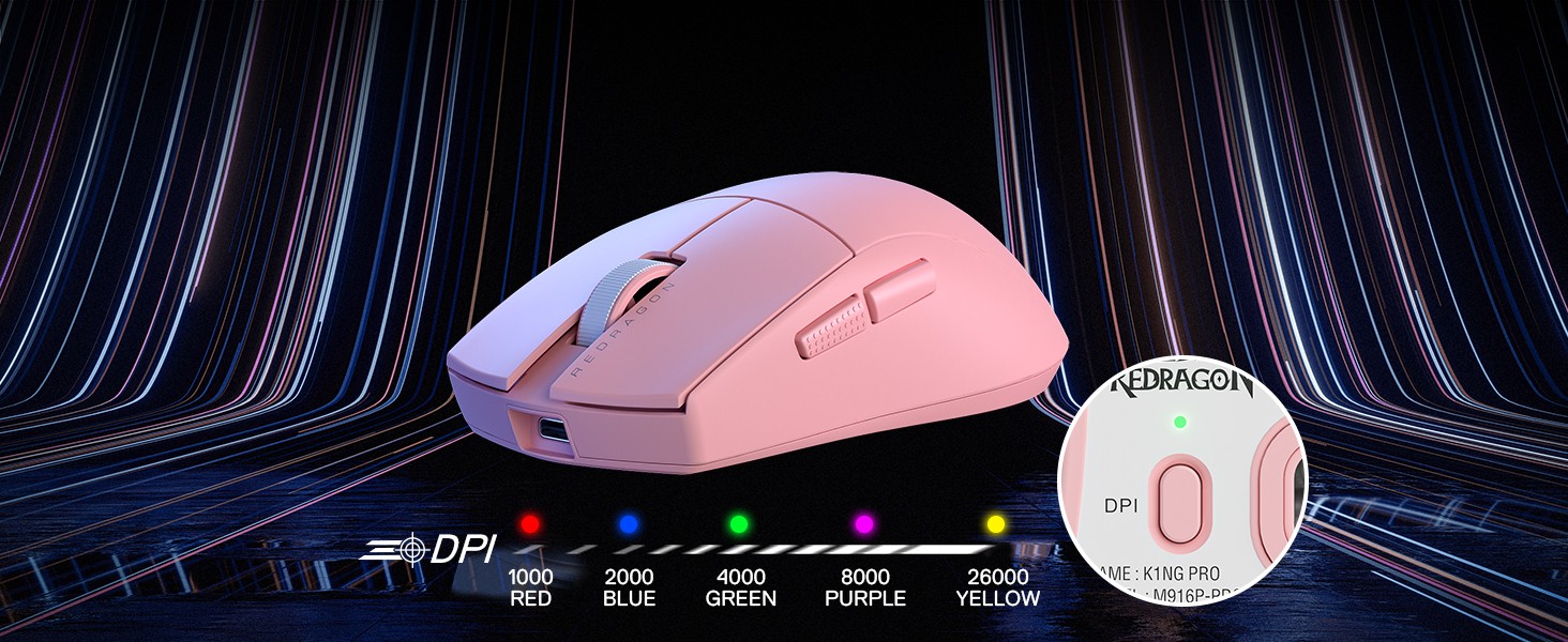 Redragon-M916-PRO-3-Mode-Wireless-49G-Ultra-Light-26K-DPI-Gamer-Gaming-Mouse-1K-Hz-Pink-21