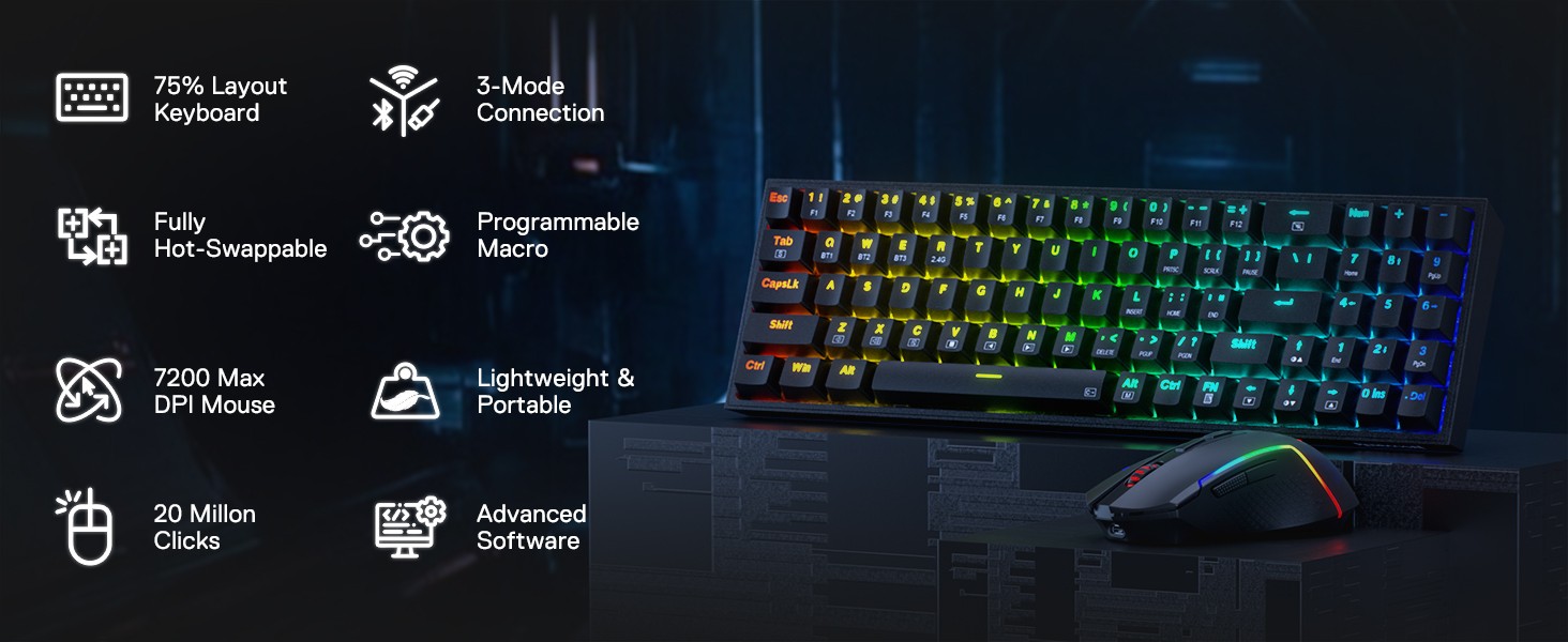 Keyboard-Mouse-Combos-Redragon-S136-Gaming-Keyboard-Mouse-Combo-75-K628-Tri-Mode-Wireless-RGB-Mechanical-Keyboard-and-7200-DPI-Wireless-Gaming-Mouse-Bundle-12 Keyboard-Mouse-Combos-Redragon-S136-Gaming-Keyboard-Mouse-Combo-75-K628-Tri-Mode-Wireless-RGB-Mechanical-Keyboard-and-7200-DPI-Wireless-Gaming-Mouse-Bundle-12