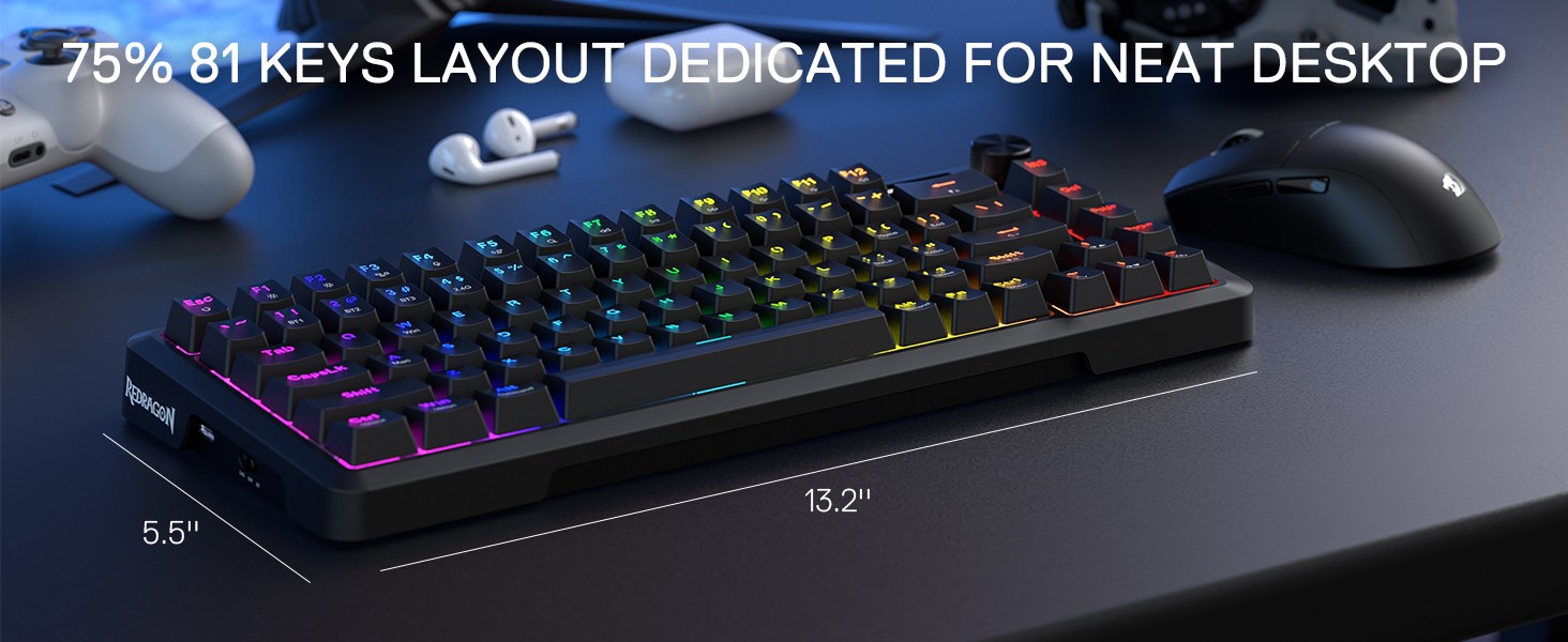 Keyboards-Redragon-K724-PRO-Wireless-Gasket-Gaming-Hype-Screen-Knob-81-Key-Mechanical-Keyboard-Easy-Control-1-14-TFT-Info-Display-5-Layer-Noise-Dampening-19 Keyboards-Redragon-K724-PRO-Wireless-Gasket-Gaming-Hype-Screen-Knob-81-Key-Mechanical-Keyboard-Easy-Control-1-14-TFT-Info-Display-5-Layer-Noise-Dampening-19