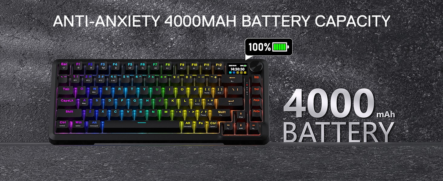 Keyboards-Redragon-K724-PRO-Wireless-Gasket-Gaming-Hype-Screen-Knob-81-Key-Mechanical-Keyboard-Easy-Control-1-14-TFT-Info-Display-5-Layer-Noise-Dampening-24 Keyboards-Redragon-K724-PRO-Wireless-Gasket-Gaming-Hype-Screen-Knob-81-Key-Mechanical-Keyboard-Easy-Control-1-14-TFT-Info-Display-5-Layer-Noise-Dampening-24