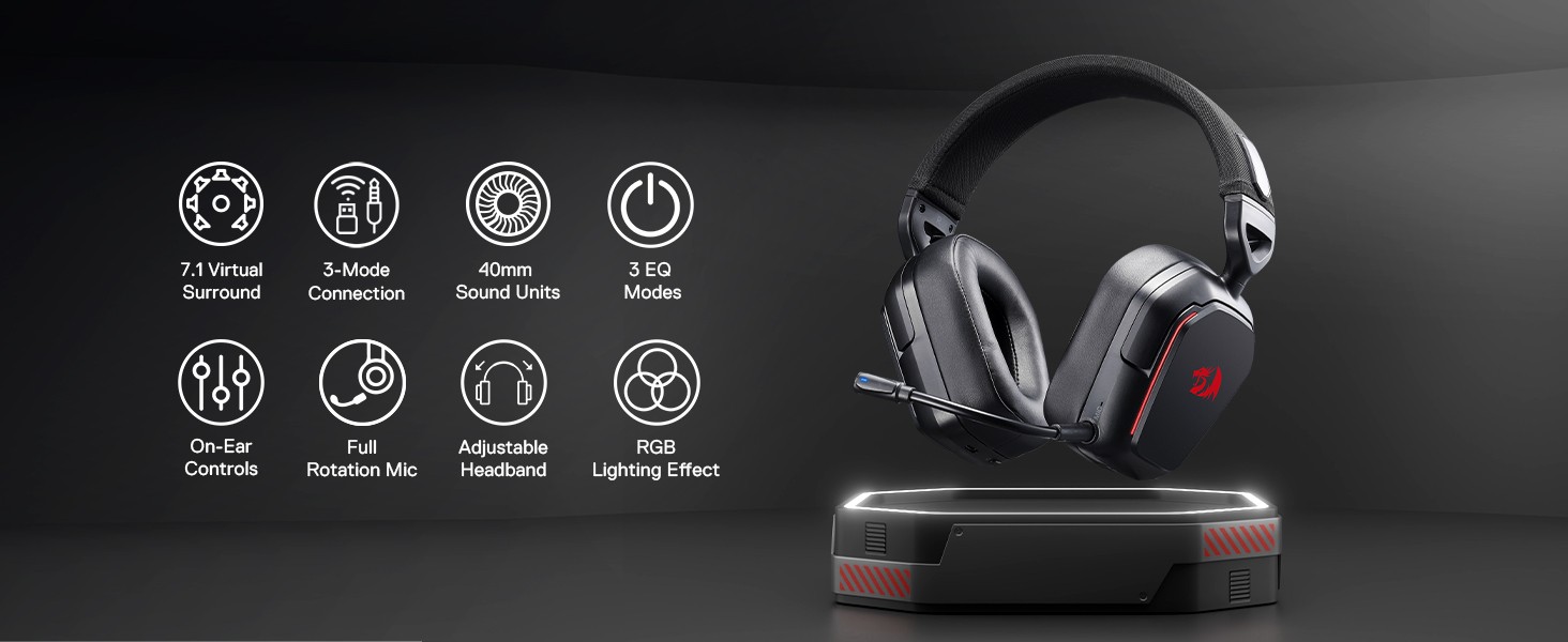 Redragon-H868-3-Mode-Wireless-RGB-Noise-canceling-Microphone-Over-Ear-Headphones-7-1-Surround-Sound-40-mm-Drivers-Gaming-Headset-13 Redragon-H868-3-Mode-Wireless-RGB-Noise-canceling-Microphone-Over-Ear-Headphones-7-1-Surround-Sound-40-mm-Drivers-Gaming-Headset-13