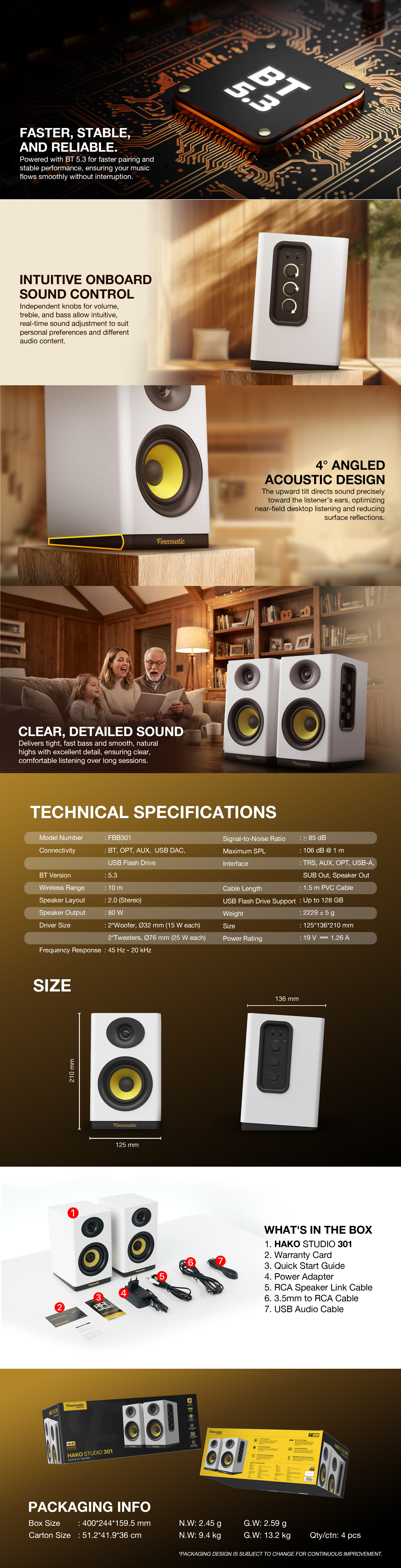 Speakers-Audio-Systems-Fantech-Finecoustic-HAKO-STUDIO-301-Hi-Fi-Bookshelf-80W-Speaker-White-SPFTFBB301WH-2