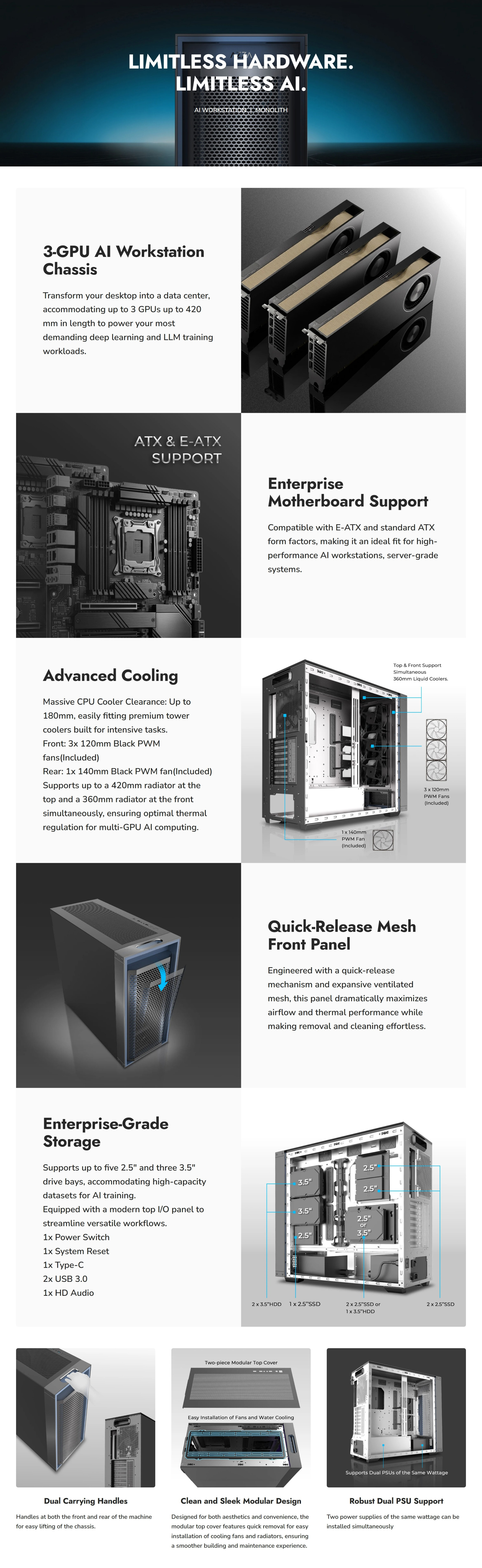 Azza-Cases-AZZA-Monolith-Mid-Tower-E-ATX-Case-CSAZ-245X01-IW-1 Azza-Cases-AZZA-Monolith-Mid-Tower-E-ATX-Case-CSAZ-245X01-IW-1