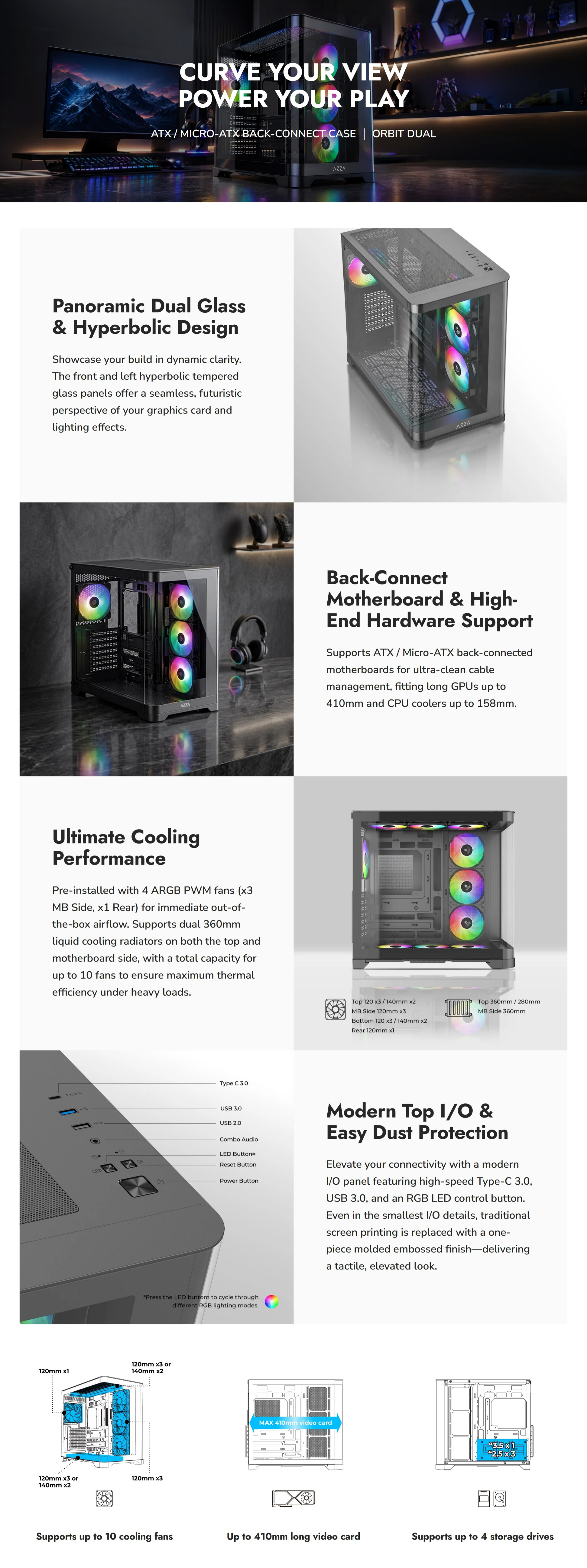 Azza-Cases-AZZA-Orbit-Dual-ARGB-Tempered-Glass-ATX-Case-CSAZ-278B01B-1 Azza-Cases-AZZA-Orbit-Dual-ARGB-Tempered-Glass-ATX-Case-CSAZ-278B01B-1