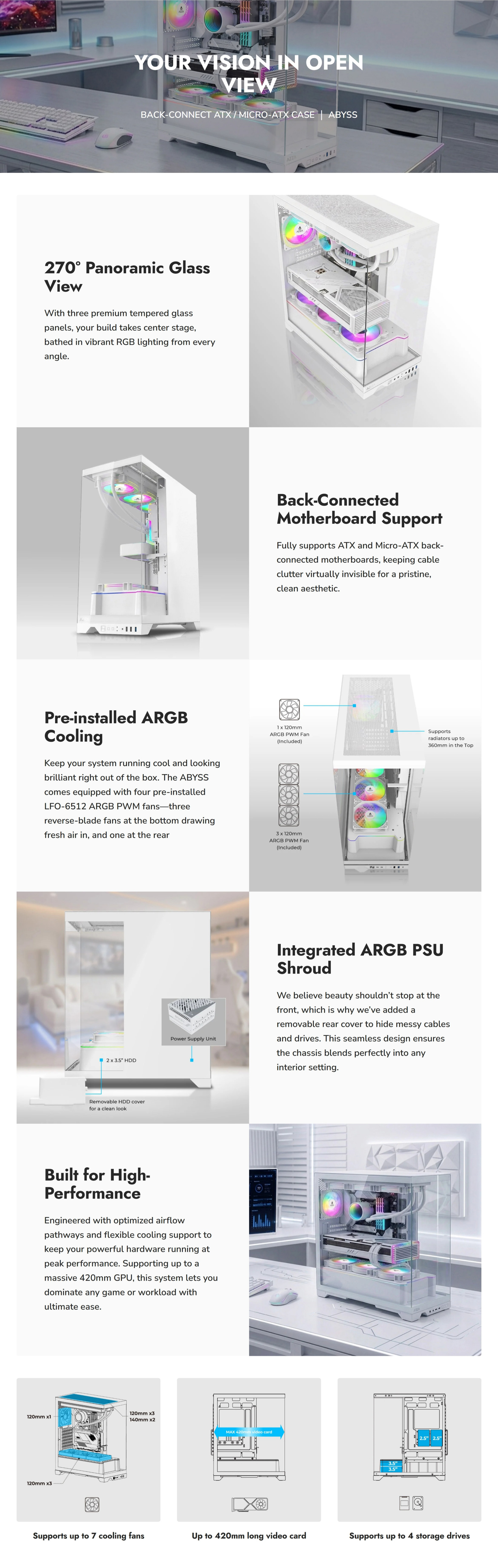 Be-Quiet-Cases-AZZA-Abyss-ARGB-Tempered-Glass-ATX-Case-White-ABYSS-CSAZ-228B01W-1 Be-Quiet-Cases-AZZA-Abyss-ARGB-Tempered-Glass-ATX-Case-White-ABYSS-CSAZ-228B01W-1