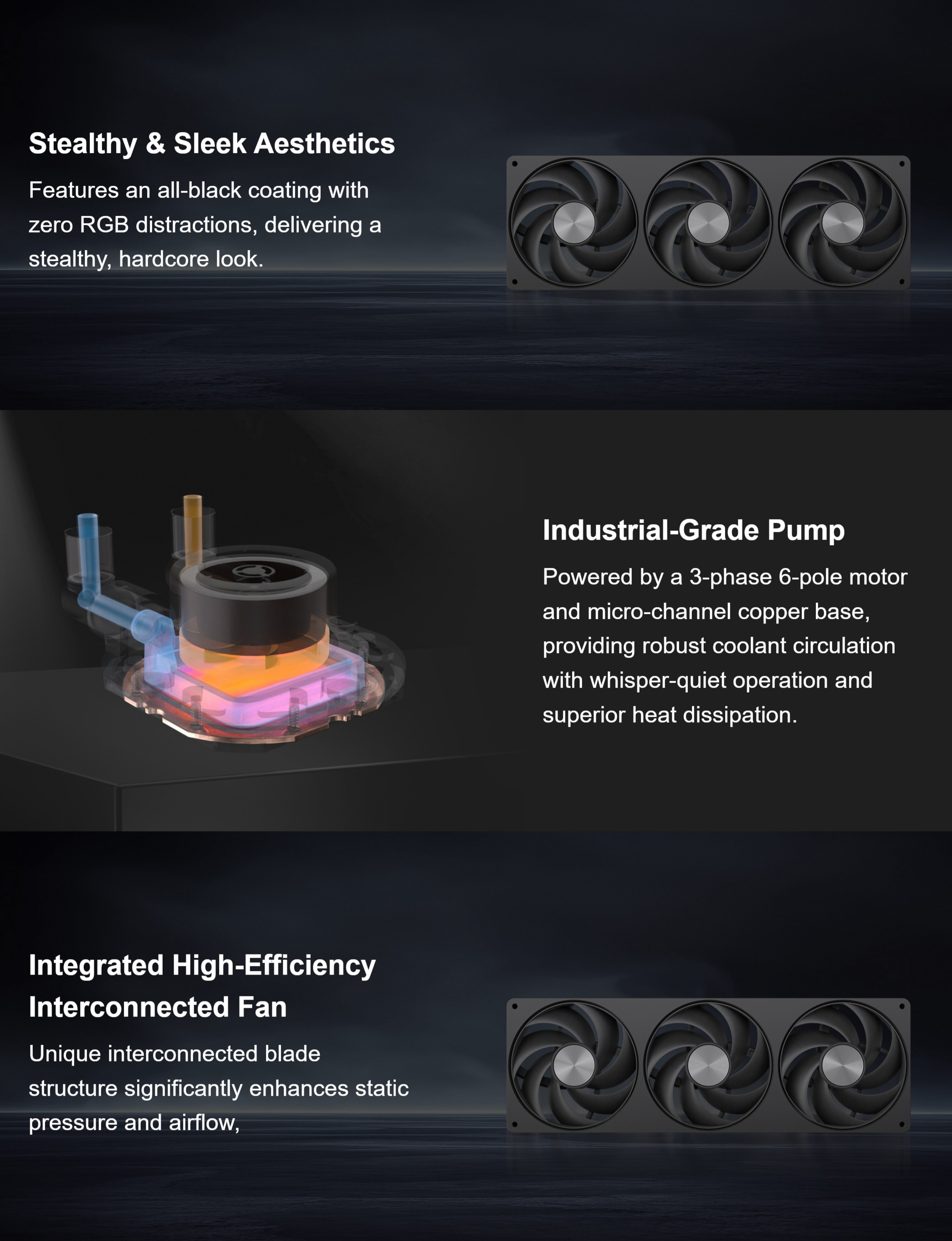 CPU-Cooling-SilverStone-Frost-Knight-S360-360mm-High-Performance-Balanced-Liquid-CPU-Cooler-SST-FKS360B-1