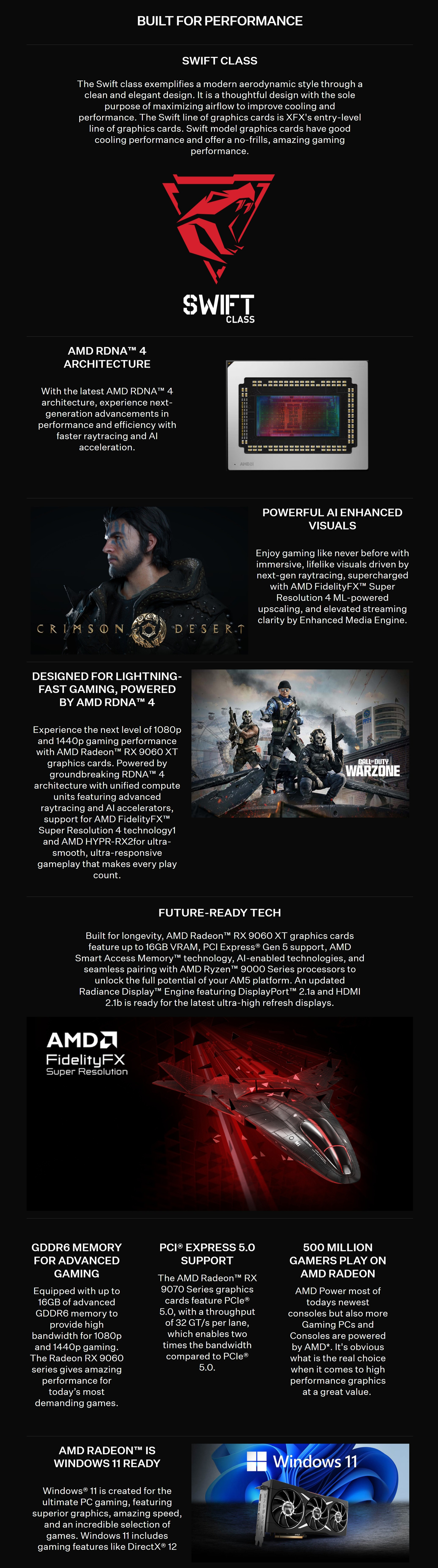 XFX-Swift-AMD-Radeon-RX-9050-Gaming-Edition-8G-Graphics-Card-RX-95SWFT8BE-1 XFX-Swift-AMD-Radeon-RX-9050-Gaming-Edition-8G-Graphics-Card-RX-95SWFT8BE-1