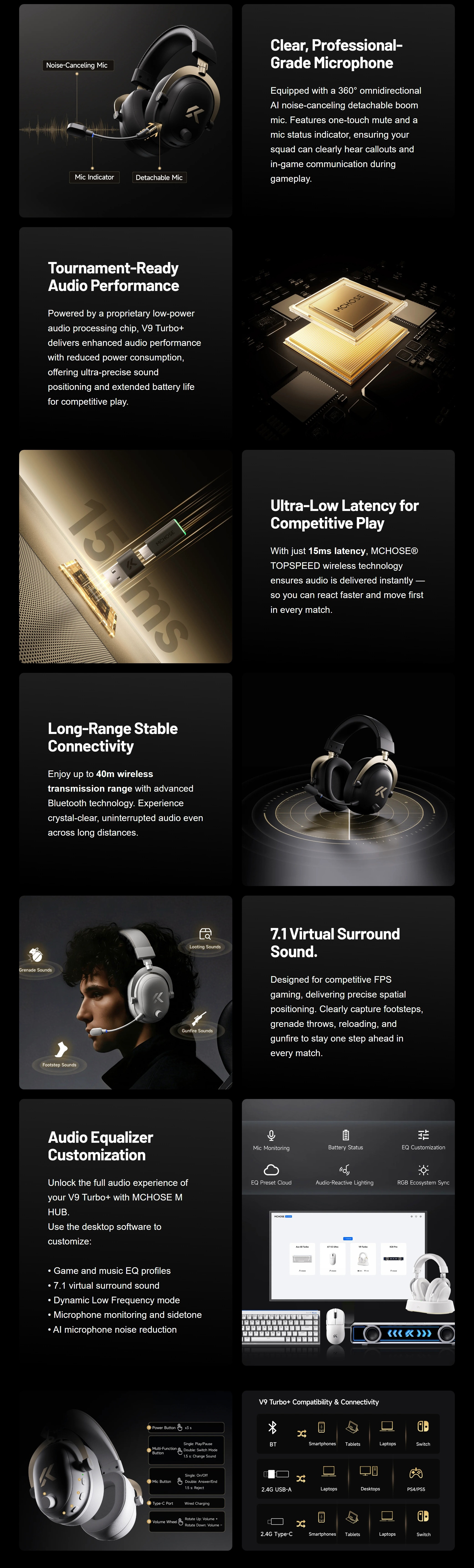 Headphones-MCHOSE-V9-Turbo-Wireless-RGB-Gaming-Headset-with-Magnetic-Charging-Station-White-Gold-HSMCV913-2 Headphones-MCHOSE-V9-Turbo-Wireless-RGB-Gaming-Headset-with-Magnetic-Charging-Station-White-Gold-HSMCV913-2