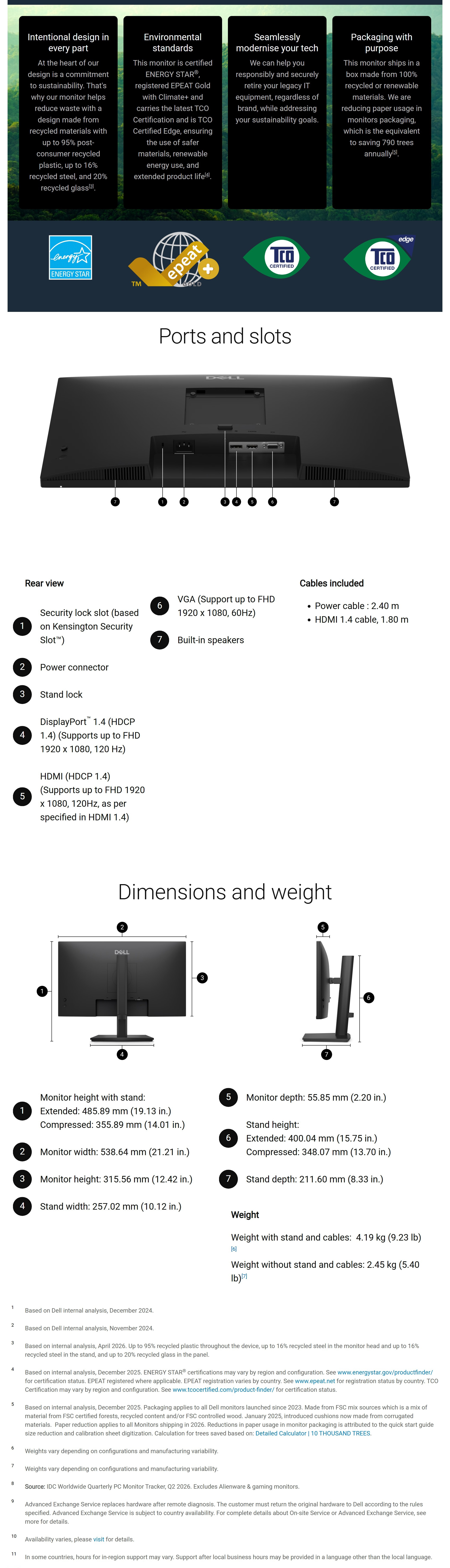 Monitors-Dell-Pro-24-23-8in-FHD-IPS-120Hz-Adjustable-Stand-Monitor-with-Speakers-E2426HS-2