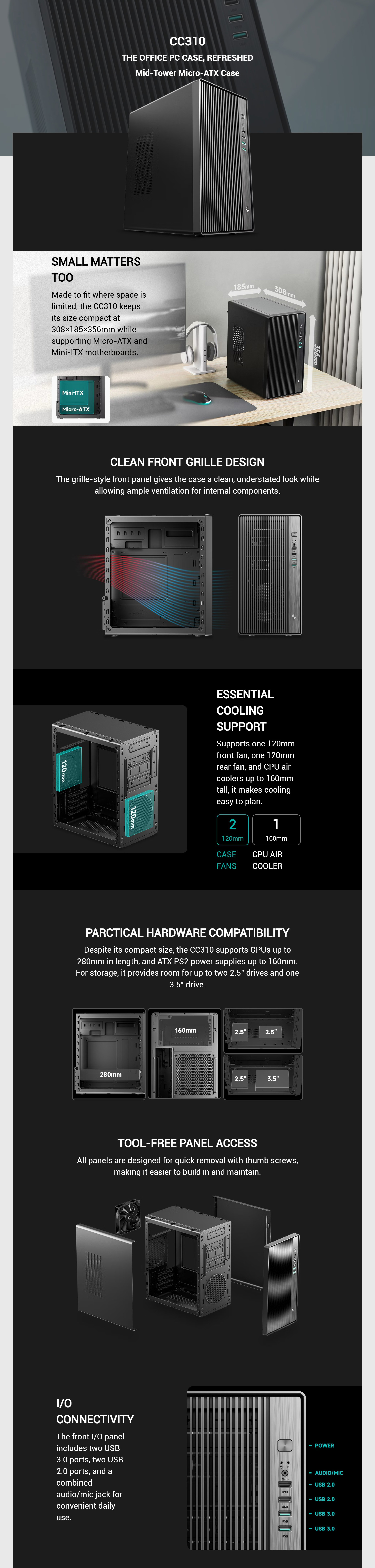 Deepcool-Cases-DeepCool-CC310-Mid-Tower-mATX-Case-R-CC310-BKNNM0-G-1 Deepcool-Cases-DeepCool-CC310-Mid-Tower-mATX-Case-R-CC310-BKNNM0-G-1