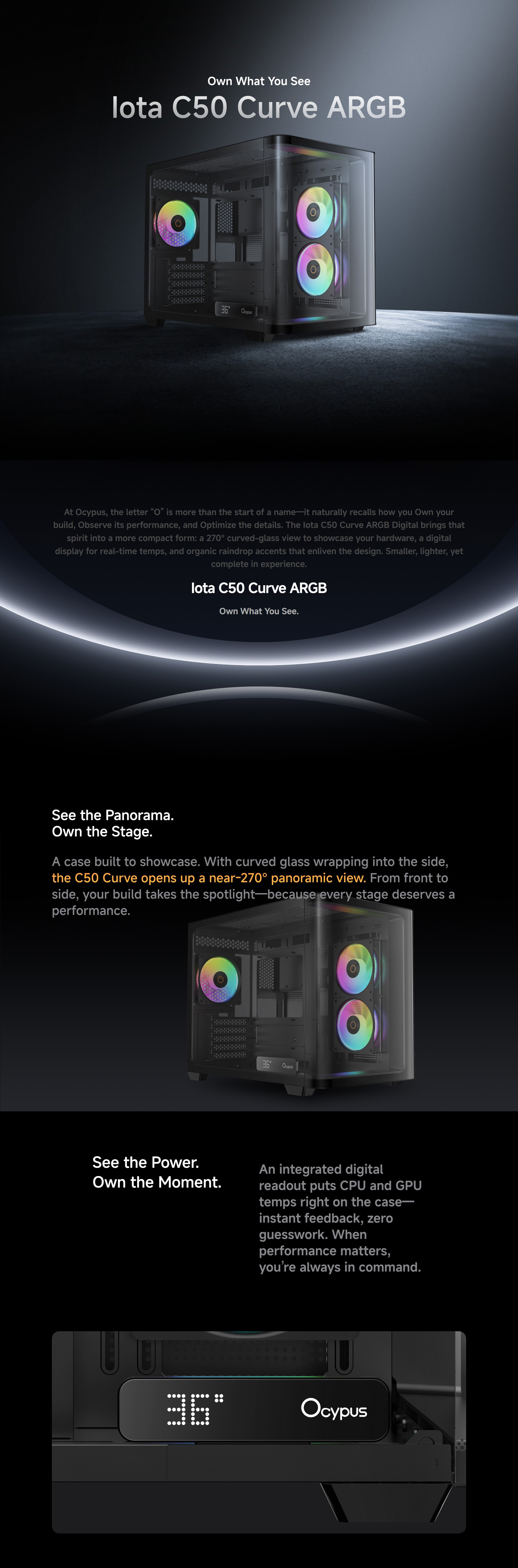 Cases-Ocypus-Iota-C50-BK-Curve-ARGB-Digital-Mid-Tower-Micro-ATX-Case-Iota-C50-BKD300CD-GL-1