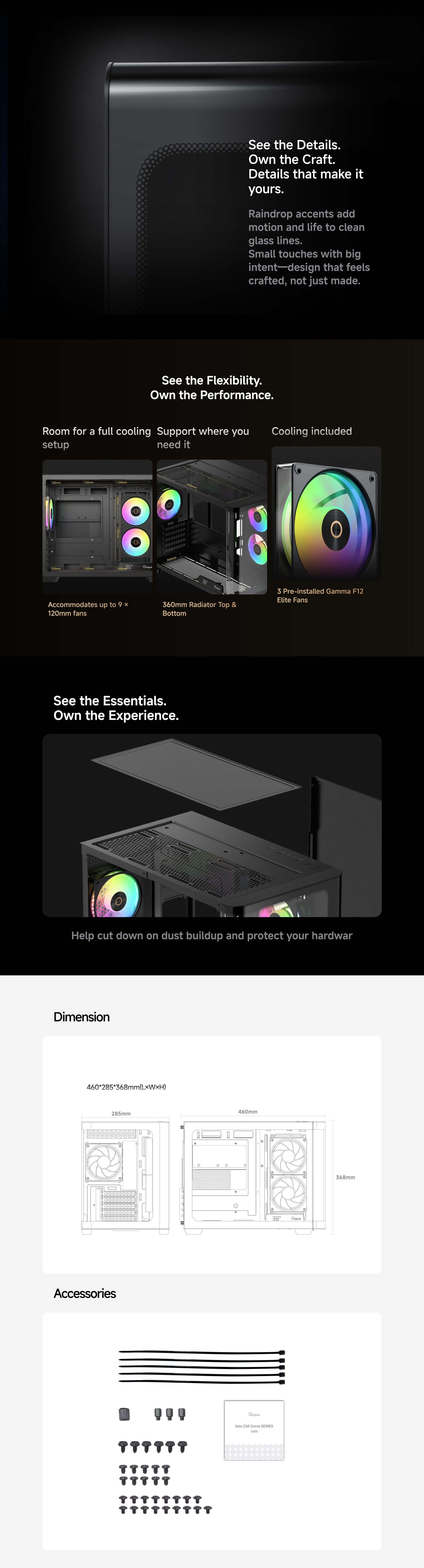 Cases-Ocypus-Iota-C50-BK-Curve-ARGB-Digital-Mid-Tower-Micro-ATX-Case-Iota-C50-BKD300CD-GL-2
