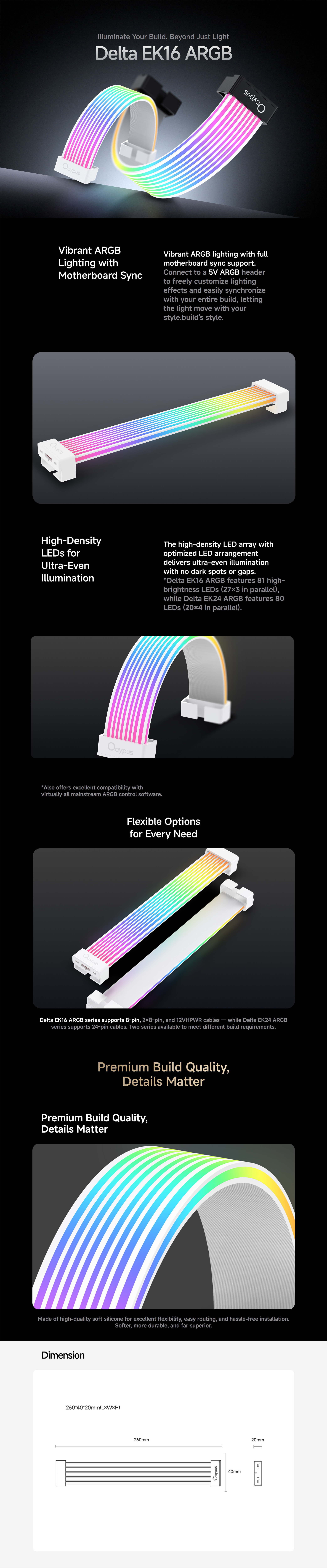 Internal-Power-Cables-Ocypus-Delta-EK16-WH-ARGB-Graphic-Extension-Cable-White-Delta-EK16-WHA00XXX-GL-8