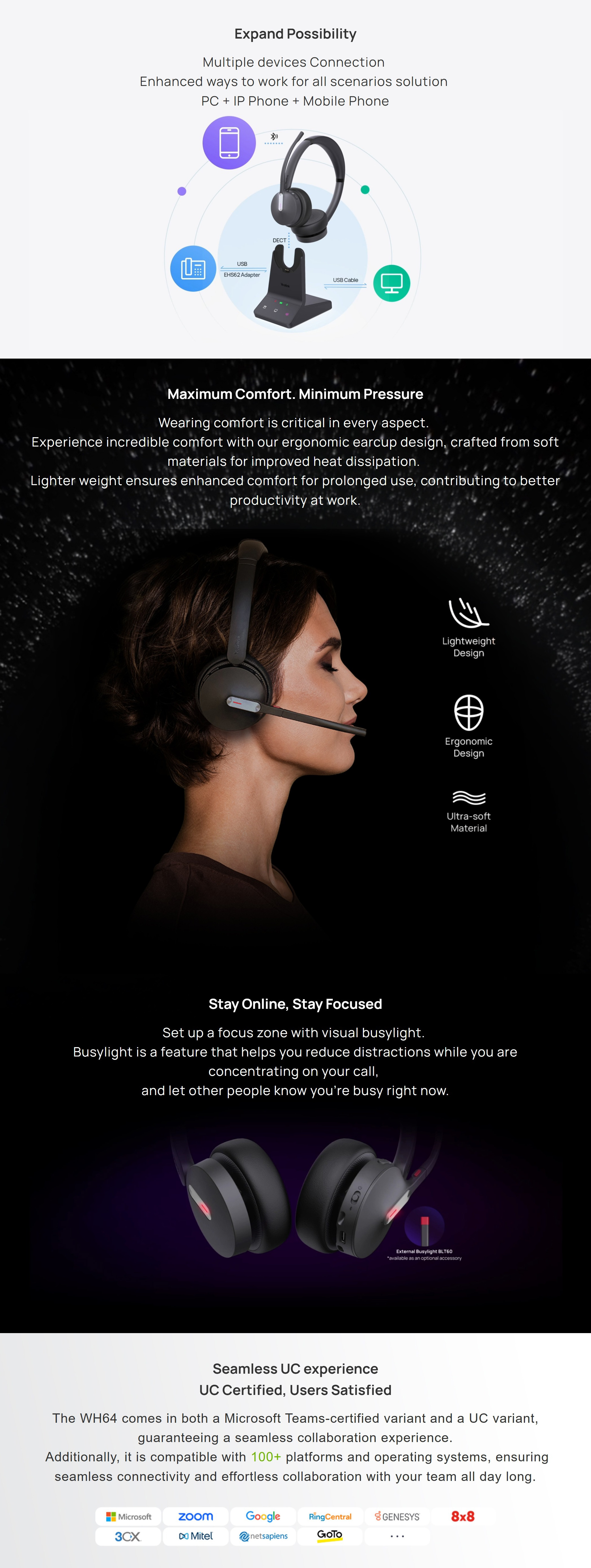 Headphones-Yealink-Bluetooth-DECT-WH64-UC-Stereo-Headset-with-Base-Station-WH64-D-UC-2 Headphones-Yealink-Bluetooth-DECT-WH64-UC-Stereo-Headset-with-Base-Station-WH64-D-UC-2