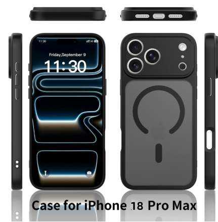 Apple-Peripherals-VRORKV-MagSafe-Compatible-iPhone-18-Pro-Max-Case-2-in-1-Shockproof-Cover-TPU-Bumper-Semi-Transparent-Matte-Anti-Fingerprint-PC-Back-Frosted-Clear-10 Apple-Peripherals-VRORKV-MagSafe-Compatible-iPhone-18-Pro-Max-Case-2-in-1-Shockproof-Cover-TPU-Bumper-Semi-Transparent-Matte-Anti-Fingerprint-PC-Back-Frosted-Clear-10