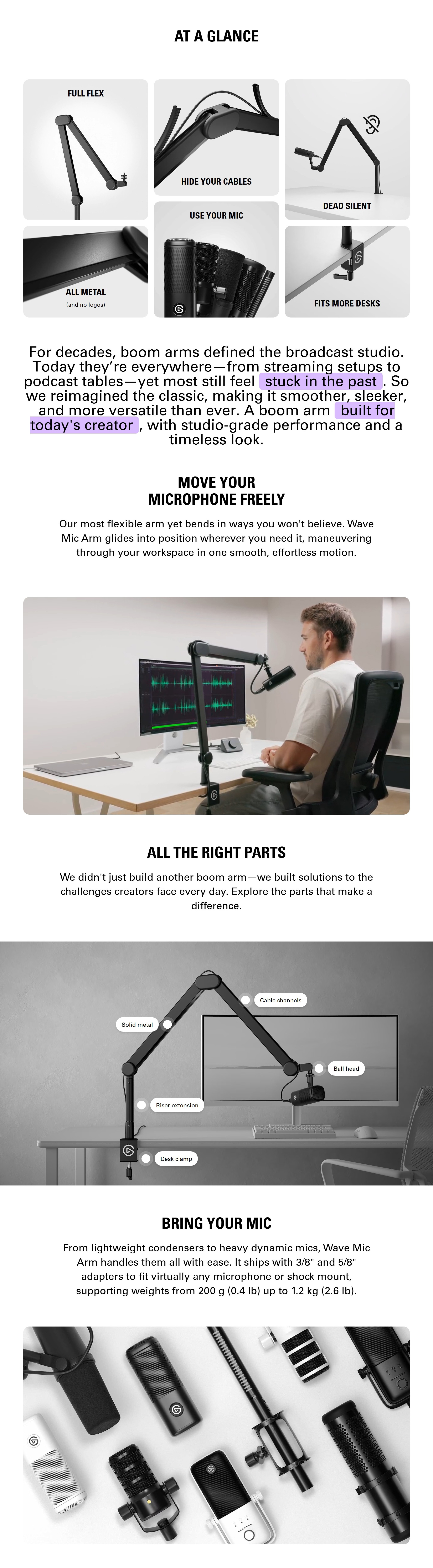 Microphone-Accessories-Elgato-Wave-Mic-Arm-MK-2-Studio-Boom-Arm-10AAY9901-1 Microphone-Accessories-Elgato-Wave-Mic-Arm-MK-2-Studio-Boom-Arm-10AAY9901-1