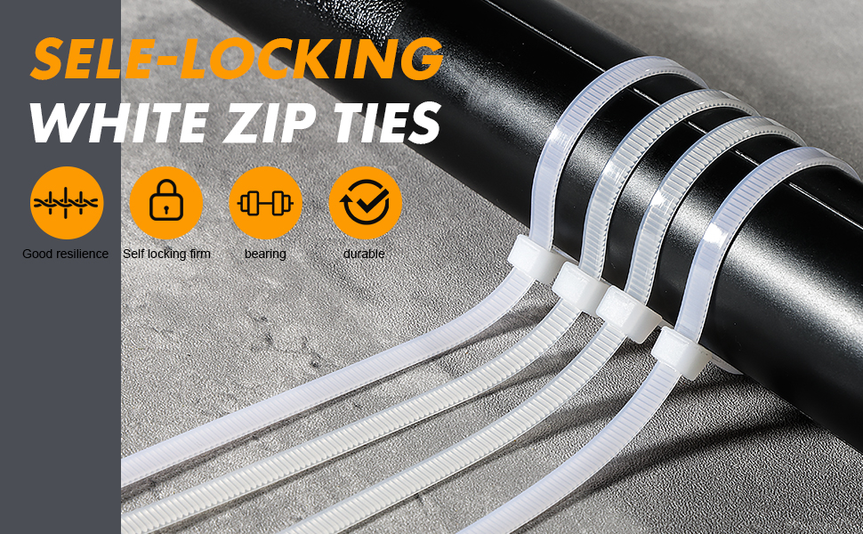 Outdoor-Tools-100-Pack-White-Cable-Ties-8-Inch-Nylon-Zip-Ties-40-lb-Tensile-Strength-4-6mm-Wide-UV-Resistant-Self-Locking-Wire-Ties-for-Indoor-and-Outdoor-Use-8 Outdoor-Tools-100-Pack-White-Cable-Ties-8-Inch-Nylon-Zip-Ties-40-lb-Tensile-Strength-4-6mm-Wide-UV-Resistant-Self-Locking-Wire-Ties-for-Indoor-and-Outdoor-Use-8