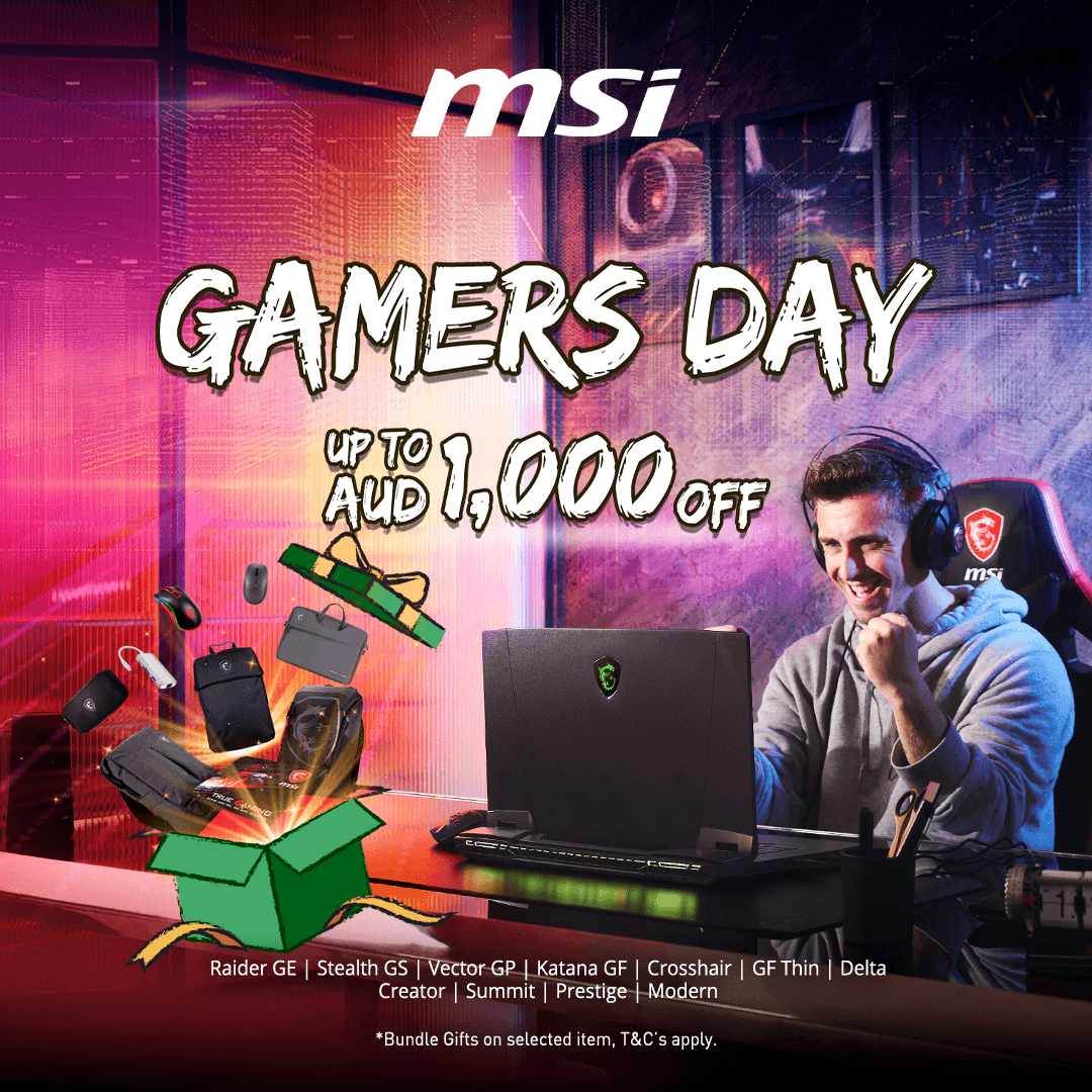 MSI Gamers Day Up to $1,000 OFF