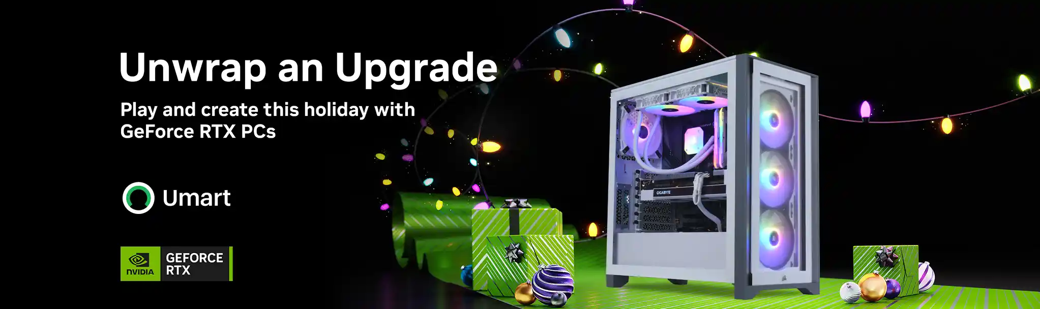 Play and Create this Holiday with GeForce RTX PCs