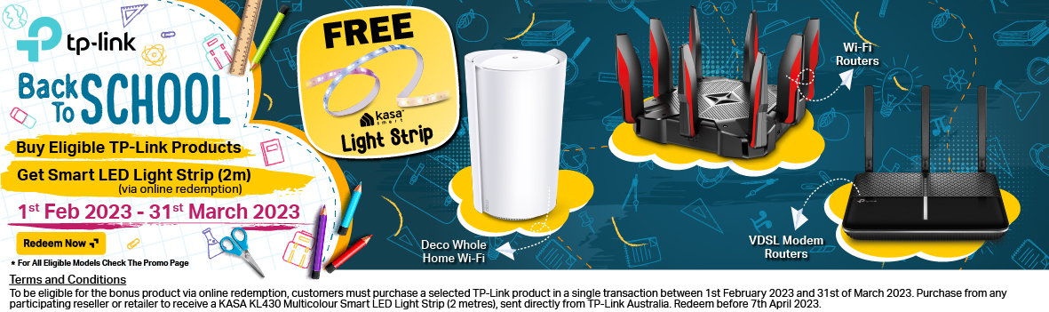 Buy Eligible TP-Link Products and Get Smart LED Light Strip