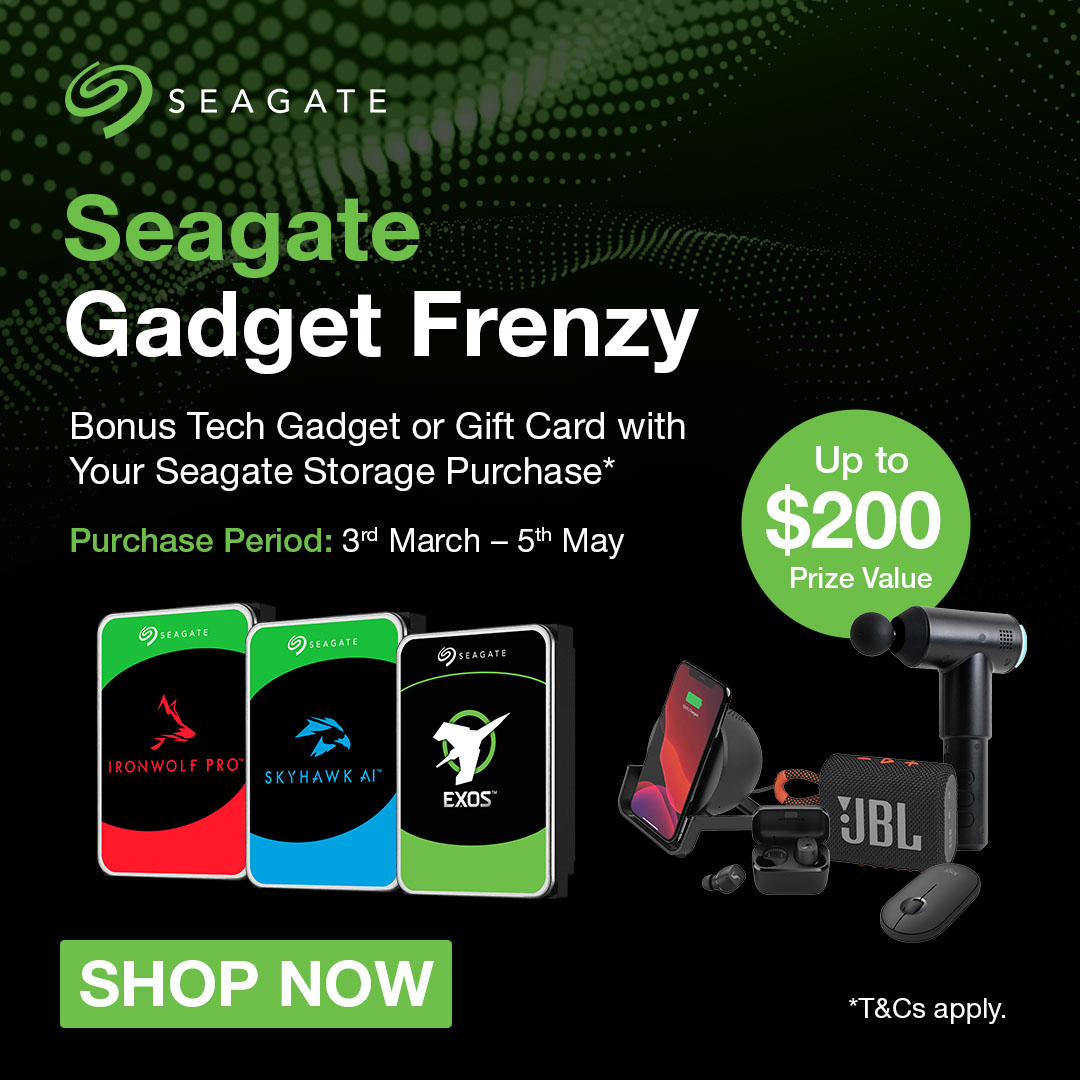 Seagate Gadget Frenzy Bonus Tech Gadget or Gift Card with Your
