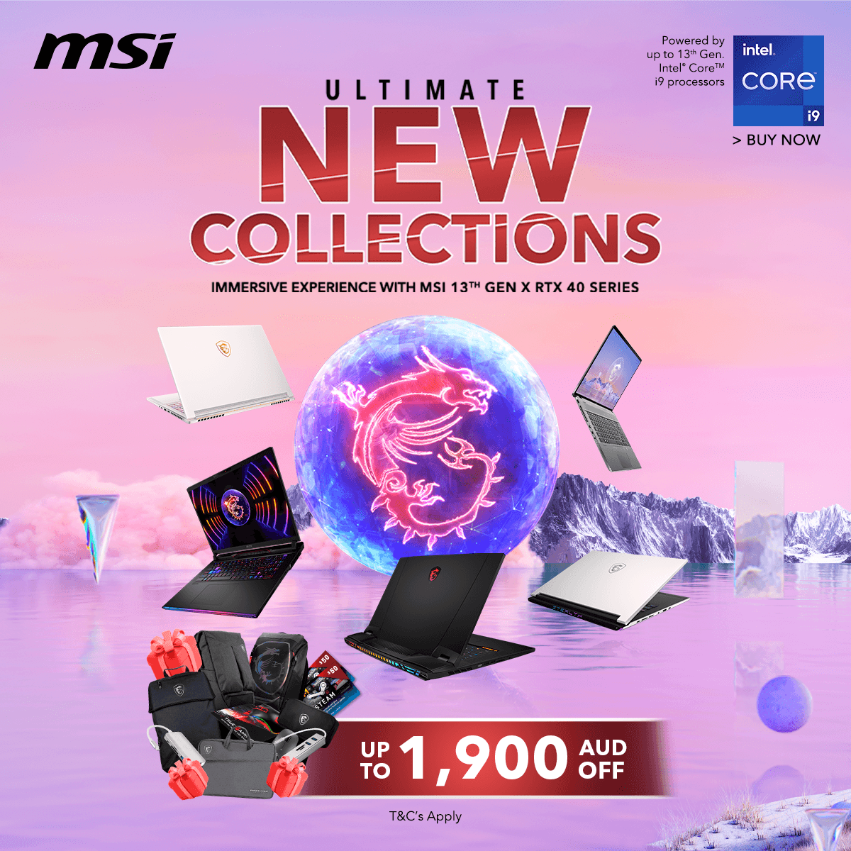 Save Up to $1900 with MSI's New Collections - 13th Gen x RTX40 Series