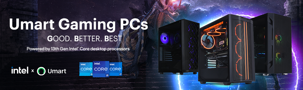 Game in Style with Our Range of Intel Core 13th Gen Powered Gaming PCs