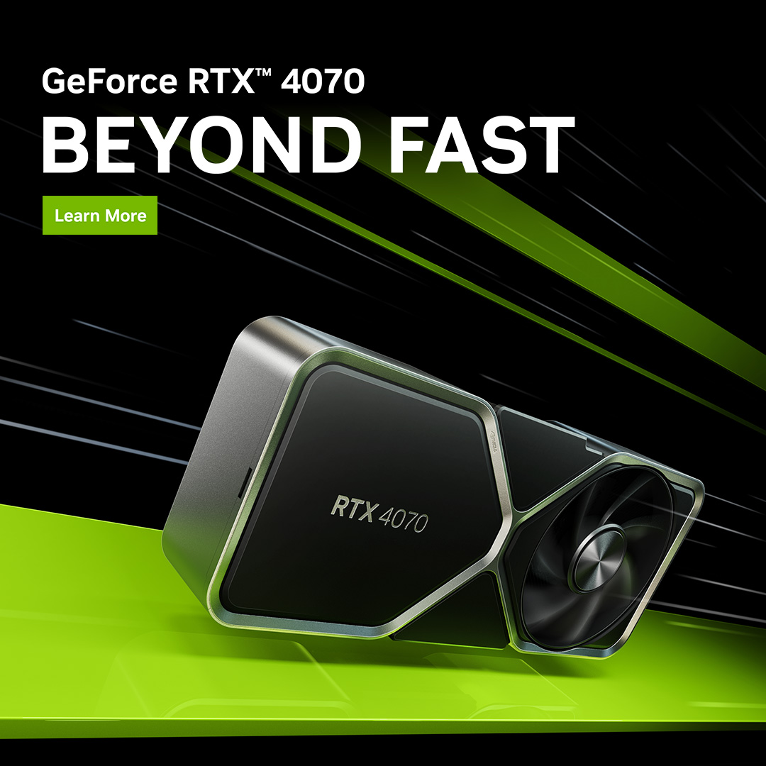 Nvidia GeForce RTX4070 Graphics Card is Available Now!