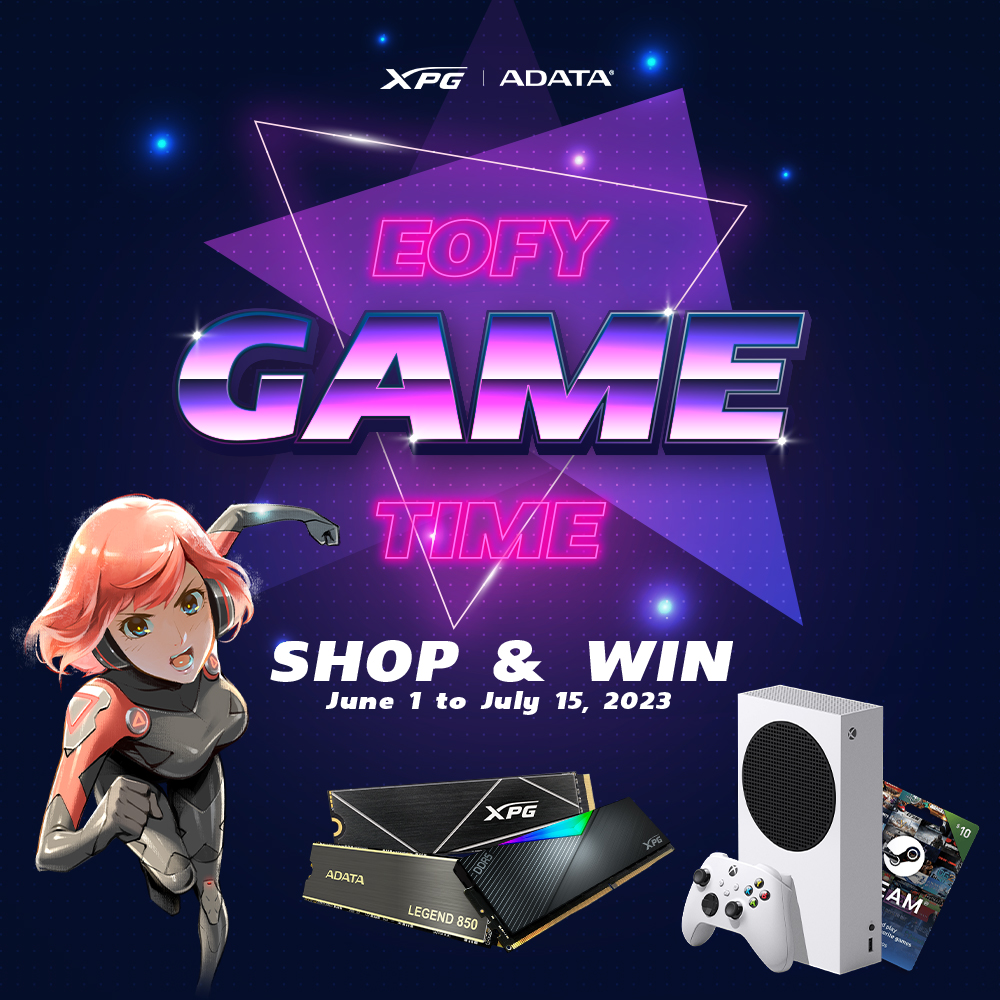 Buy one ADATA | XPG specified products to get a $10 steam wallet and a chance to win great prizes!