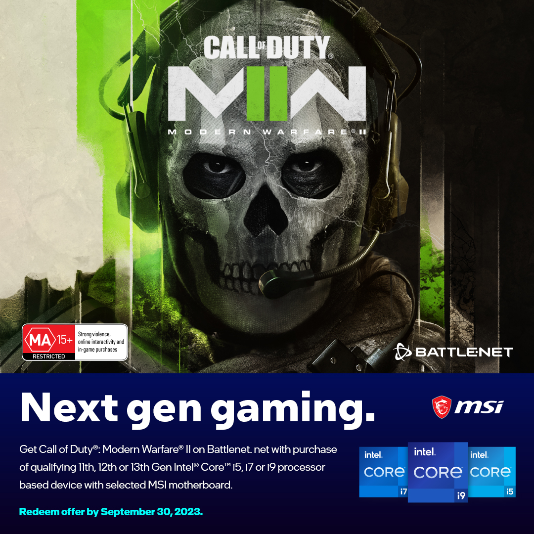 Intel x MSI Call of Duty Game Bundle