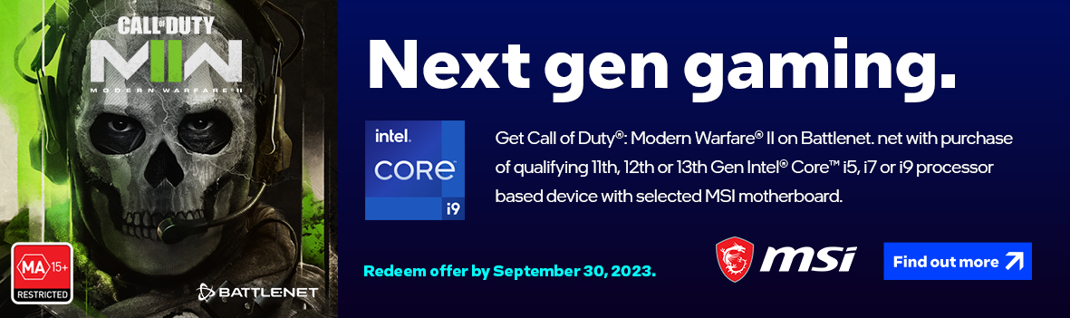 Intel x MSI Call of Duty Game Bundle