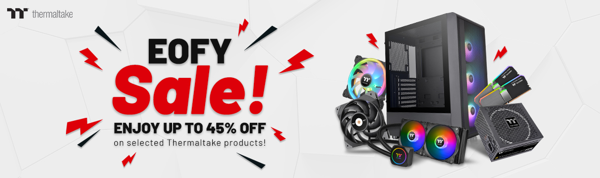 Enjoy Up to 45% OFF on Selected Thermaltake Products!